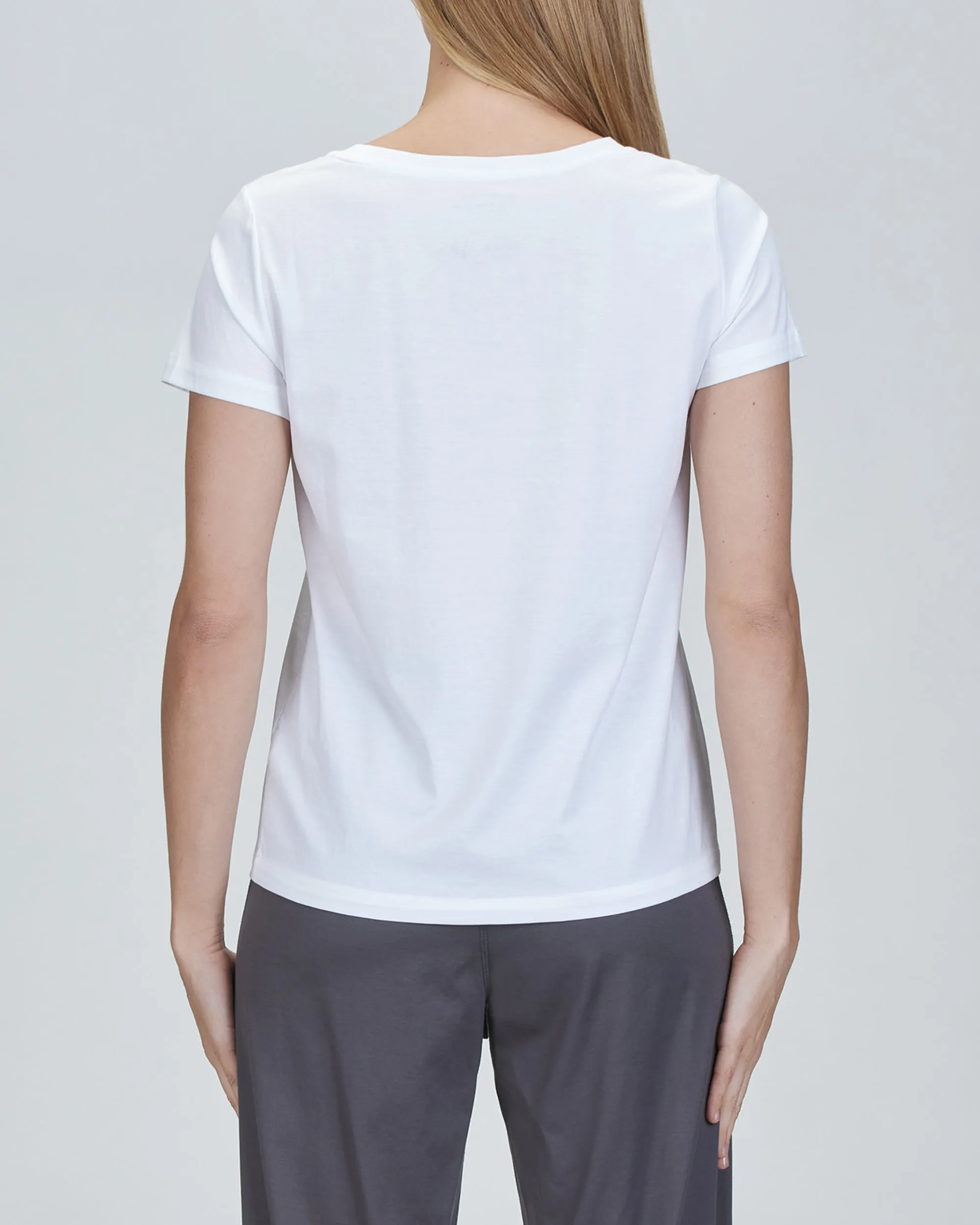 Jessie Classic - Open Scoop Neck T-Shirt