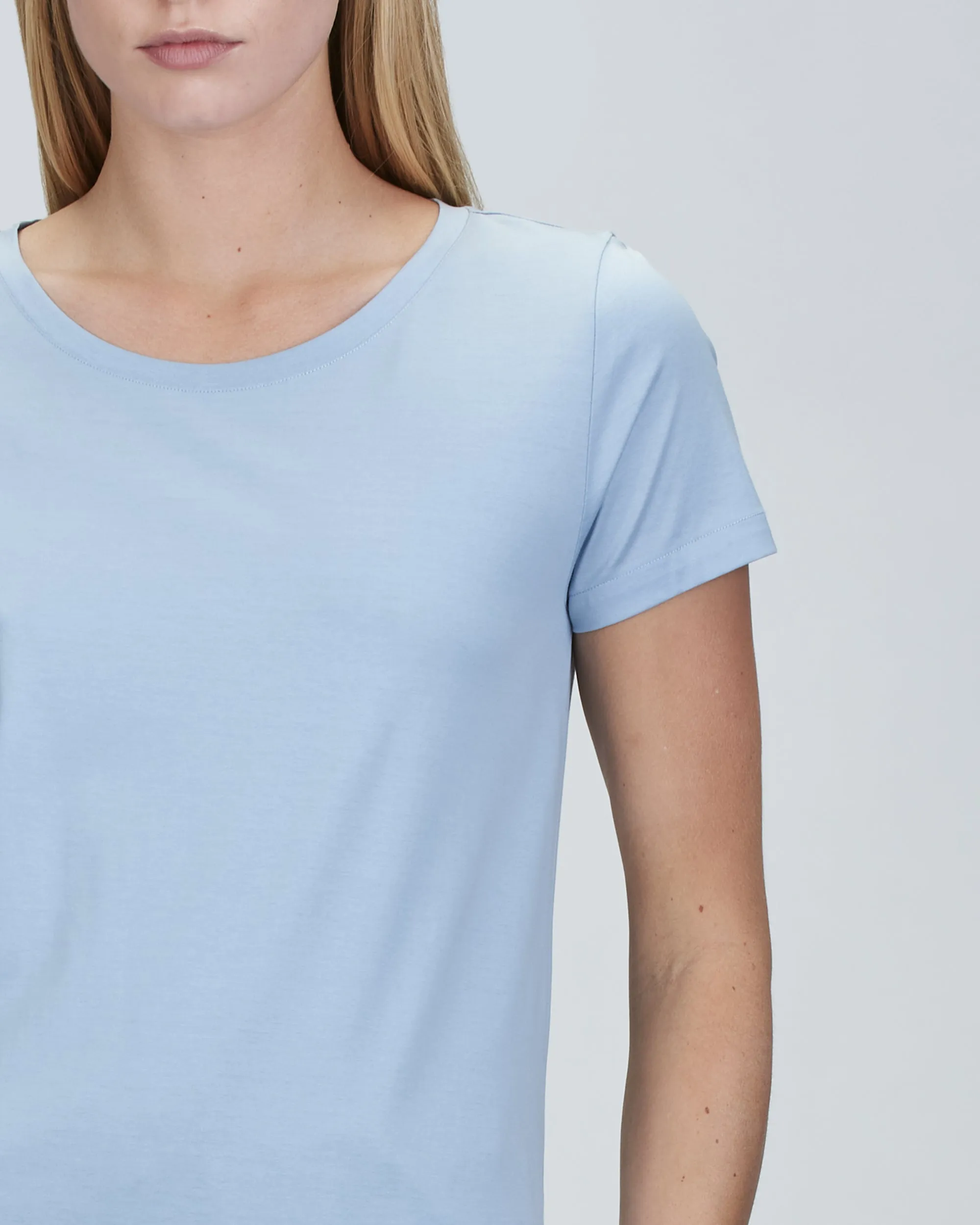 Jessie Classic - Open Scoop Neck T-Shirt