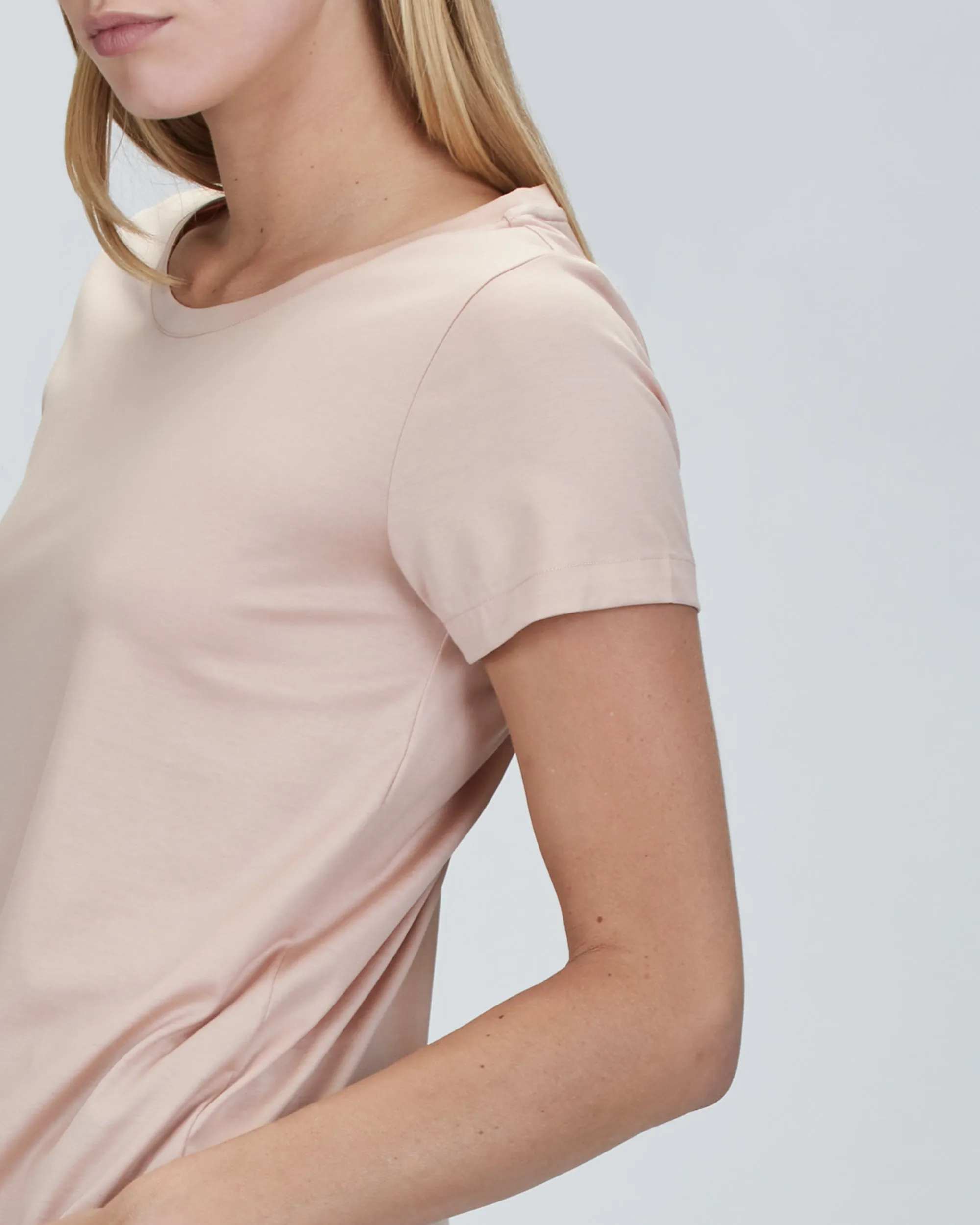 Jessie Classic - Open Scoop Neck T-Shirt