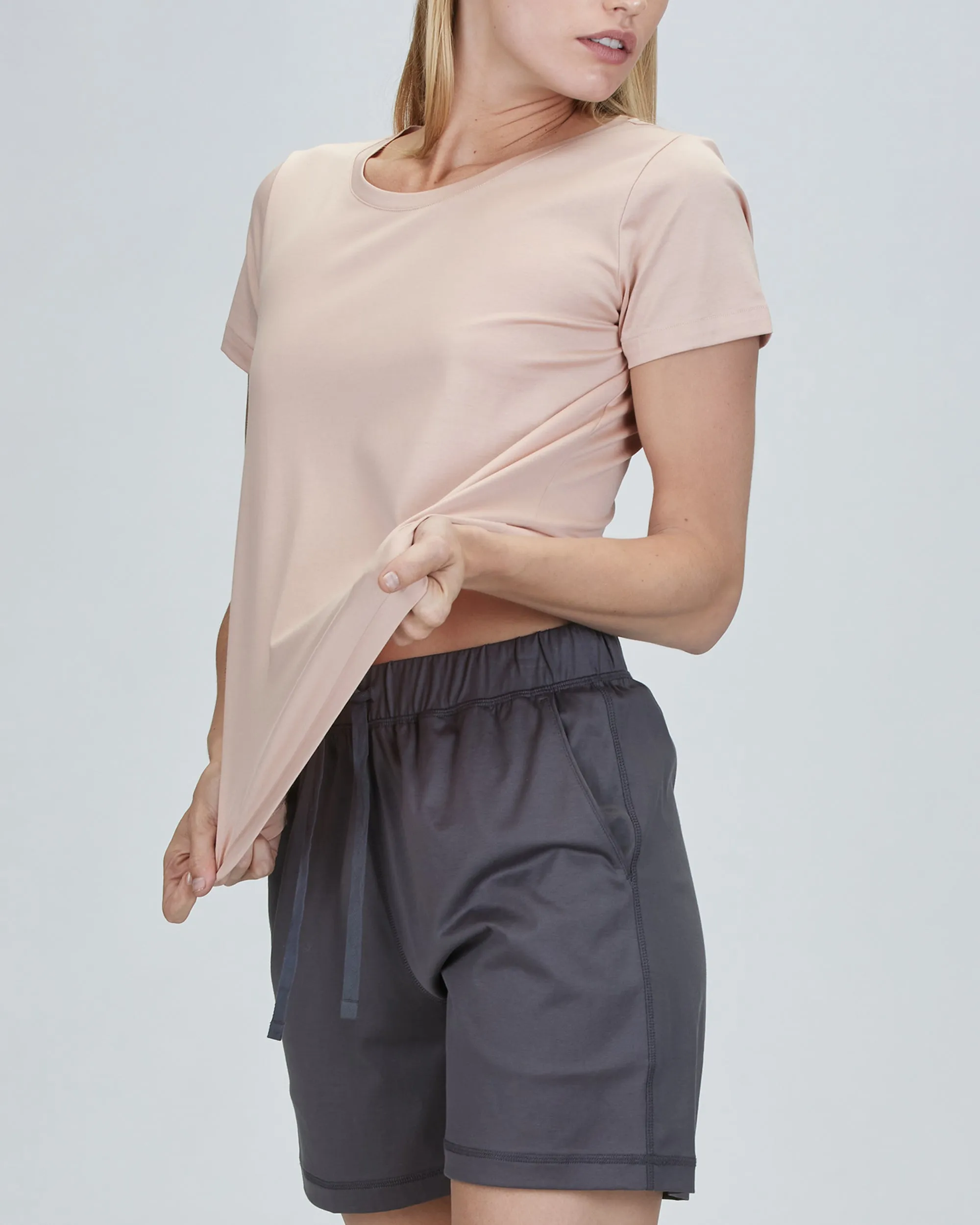 Jessie Classic - Open Scoop Neck T-Shirt