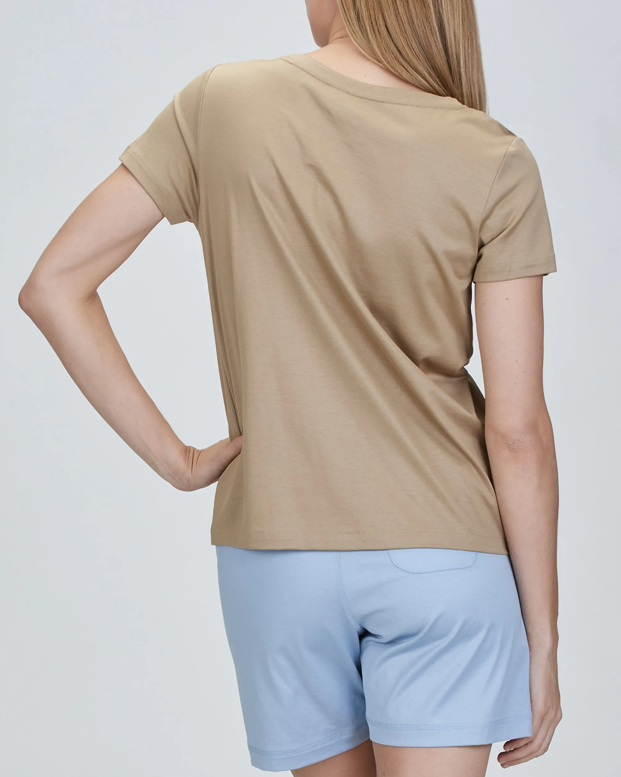 Jessie Classic - Open Scoop Neck T-Shirt