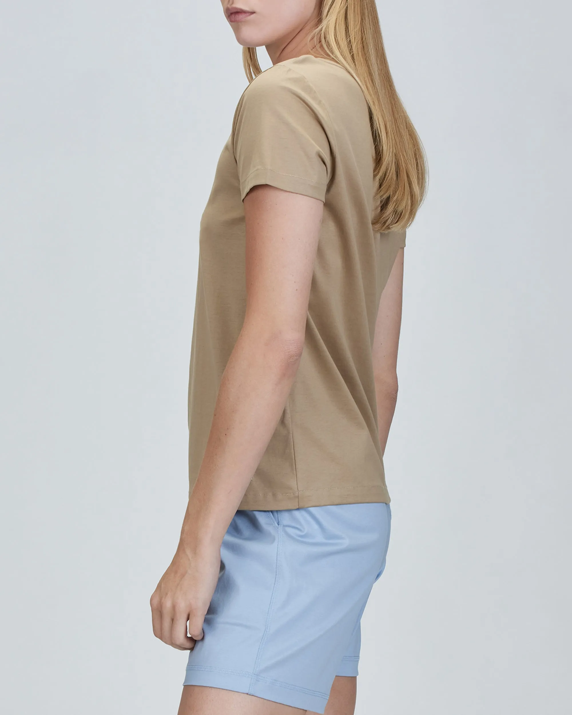 Jessie Classic - Open Scoop Neck T-Shirt