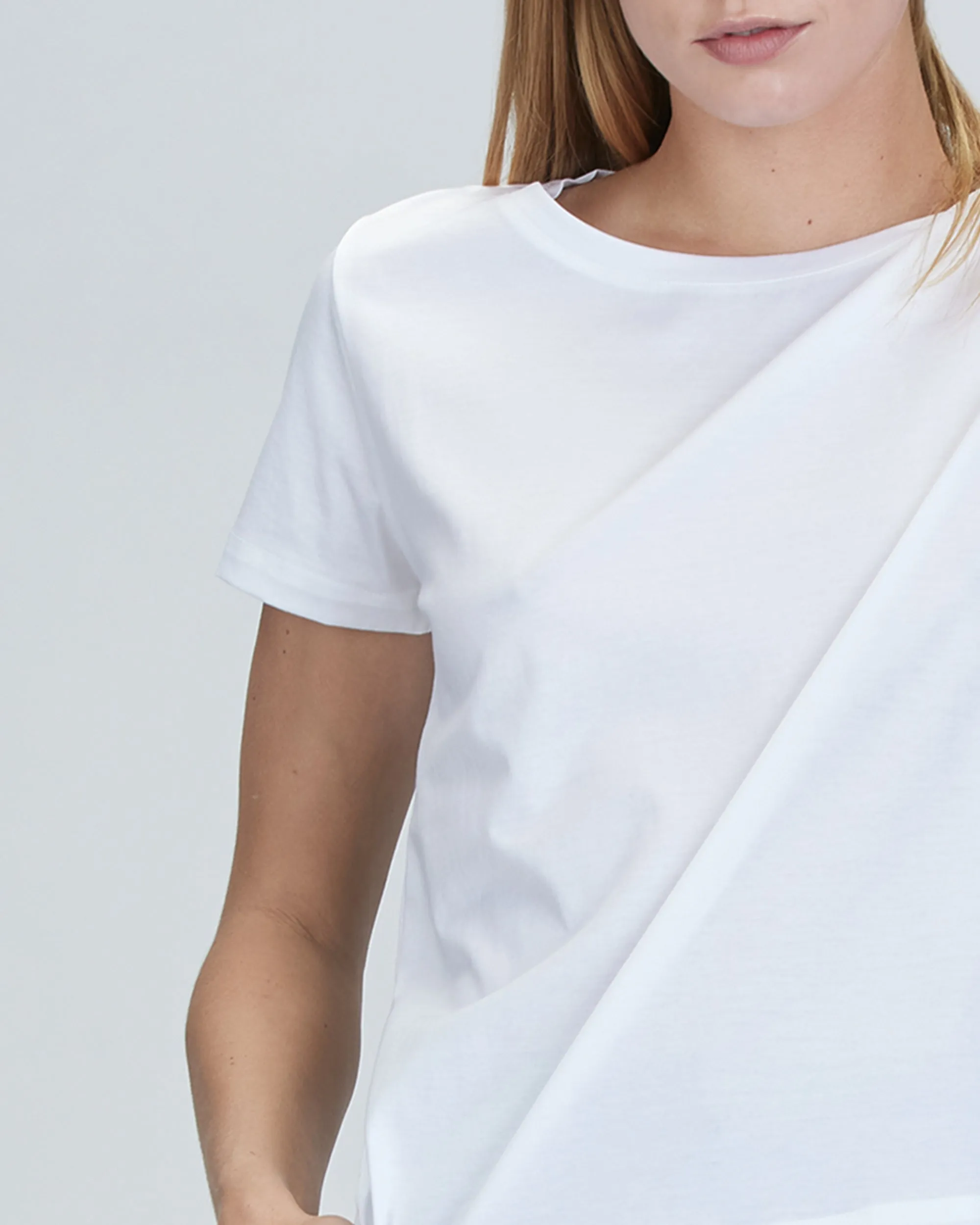 Jessie Classic - Open Scoop Neck T-Shirt
