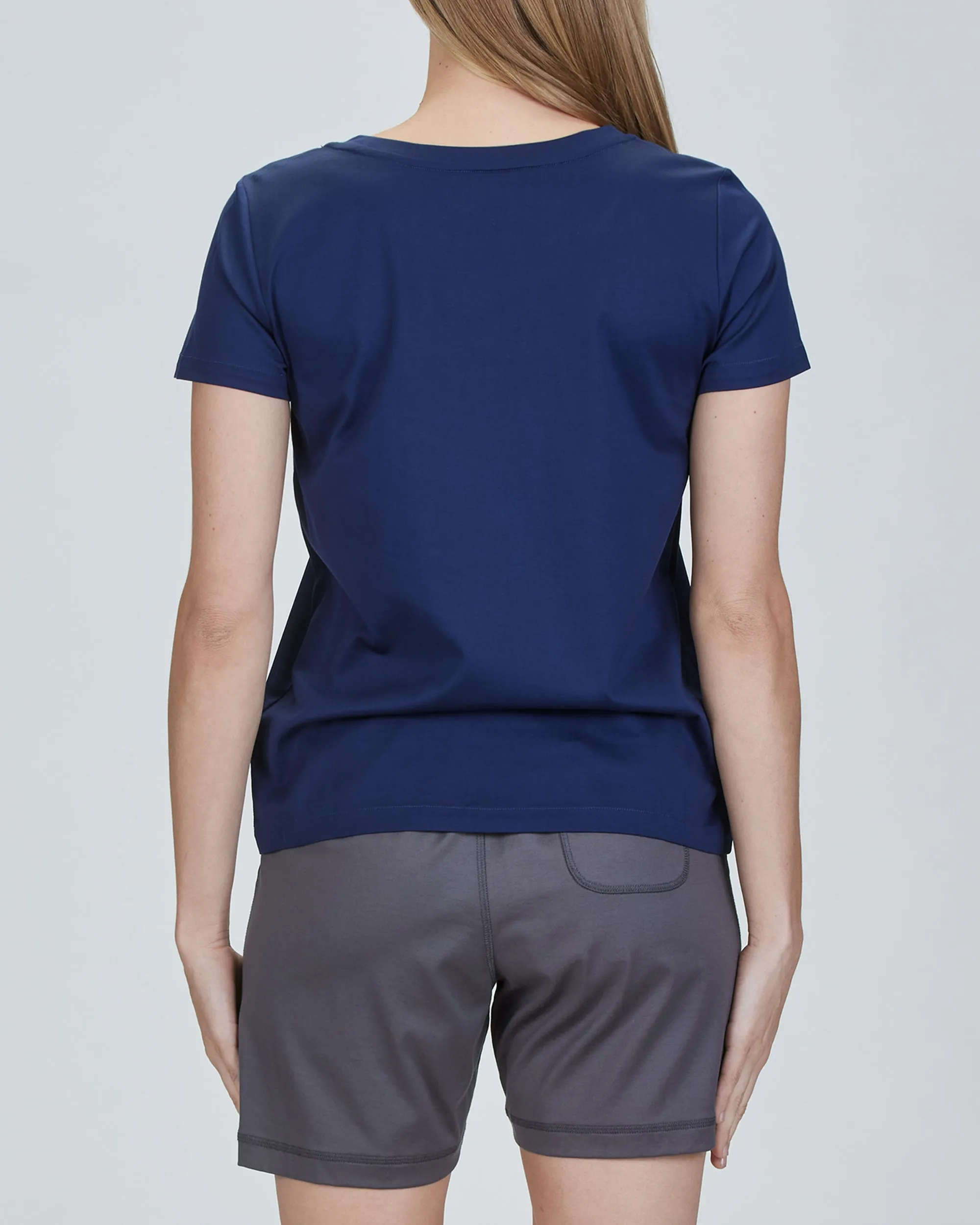 Jessie Classic - Open Scoop Neck T-Shirt
