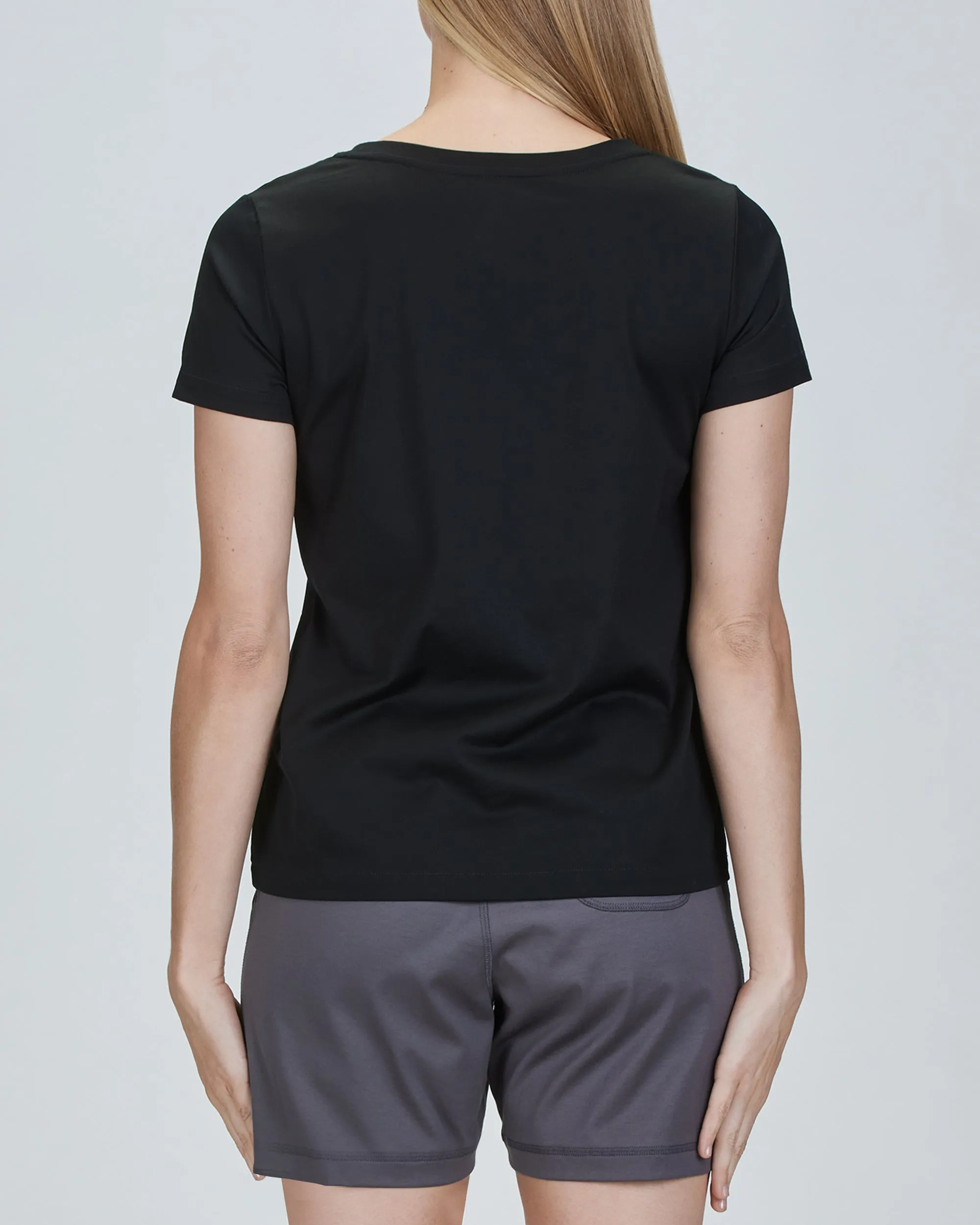 Jessie Classic - Open Scoop Neck T-Shirt