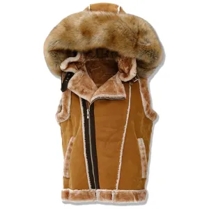 Jordan Craig Men Denali Shearling Vest (Cognac)
