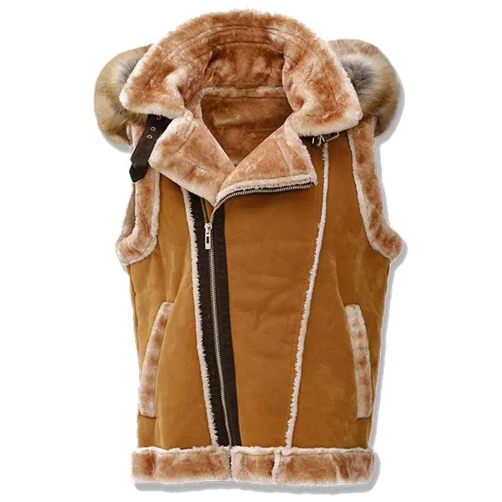 Jordan Craig Men Denali Shearling Vest (Cognac)