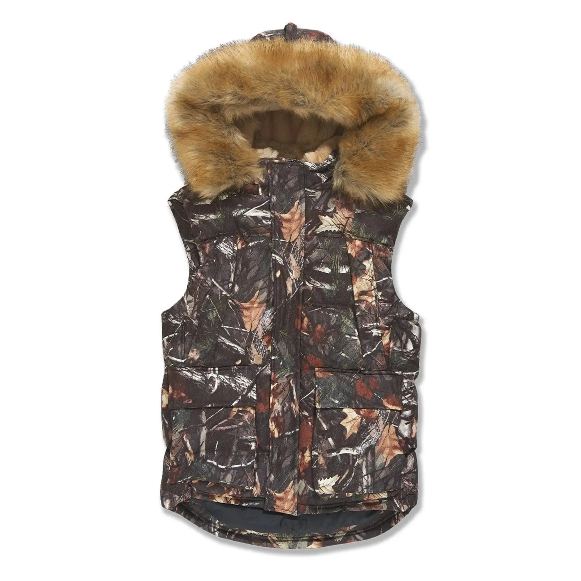 Jordan Craig Men Yukon Fur Lined Vest (Real Tree)