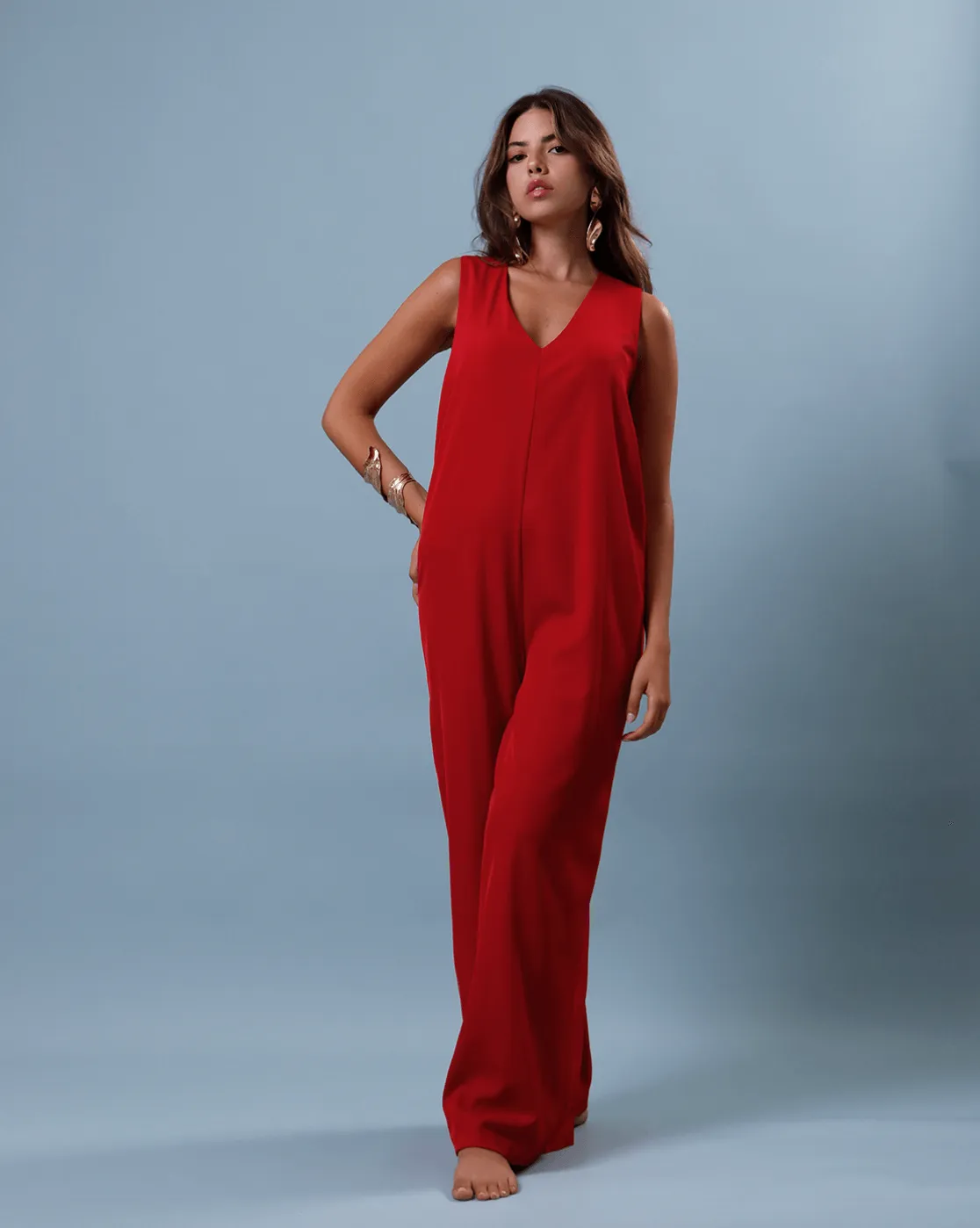 Jumpsuit with a twist