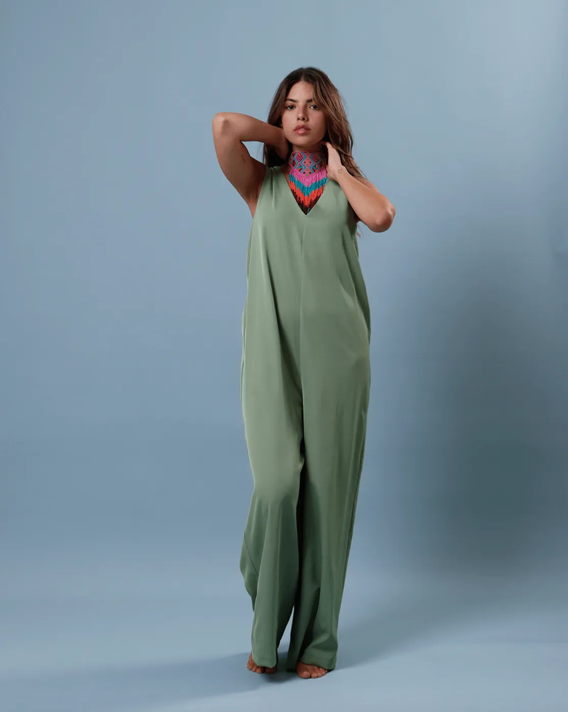 Jumpsuit with a twist