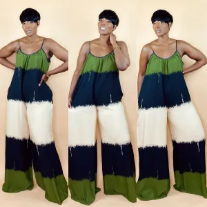 Jungle Fever OVERSIZED Jumpsuit (Olive)