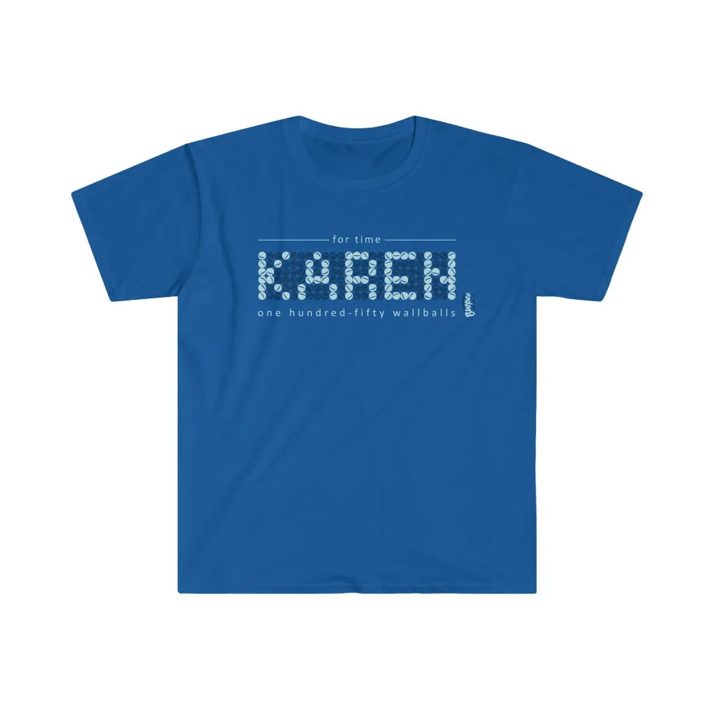Karen - 150 Wall-Balls - Men's Fitted Workout T Shirt