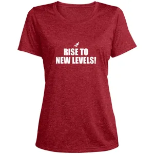 Ladies' Heather Scoop Neck Performance Tee