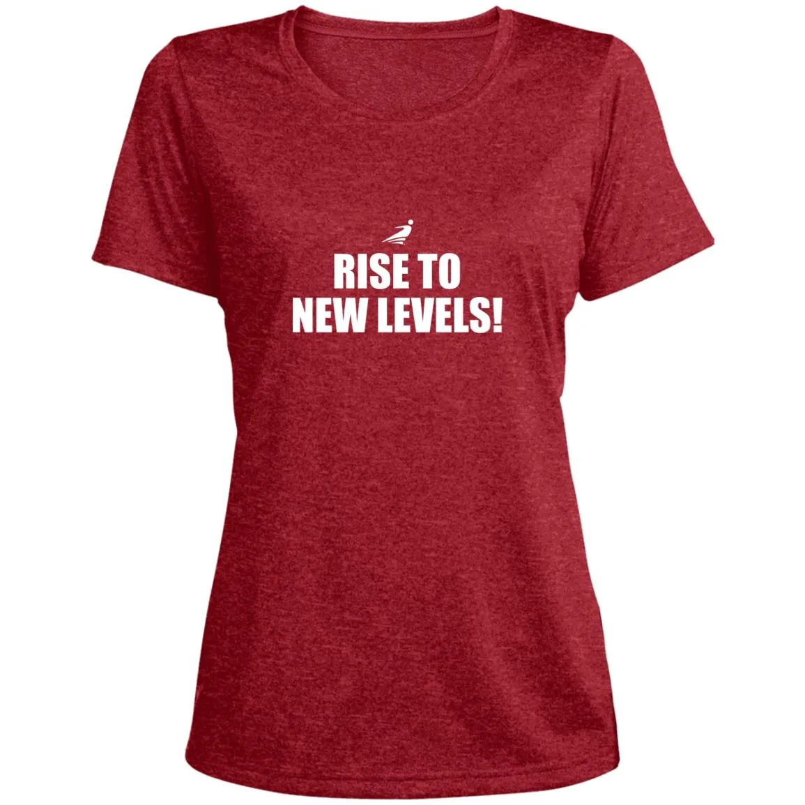Ladies' Heather Scoop Neck Performance Tee