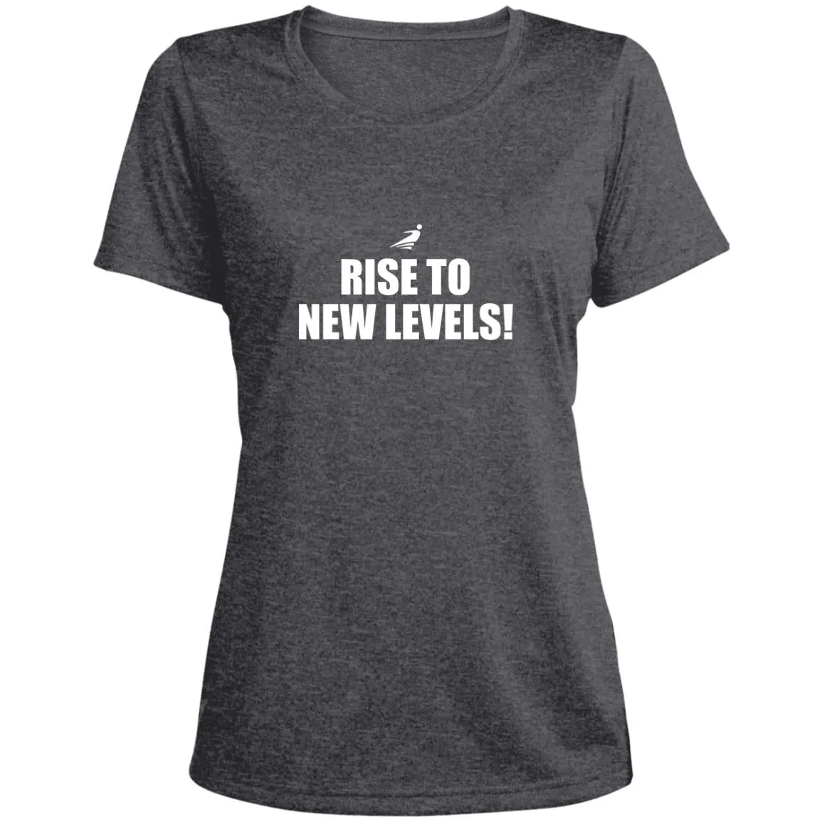 Ladies' Heather Scoop Neck Performance Tee
