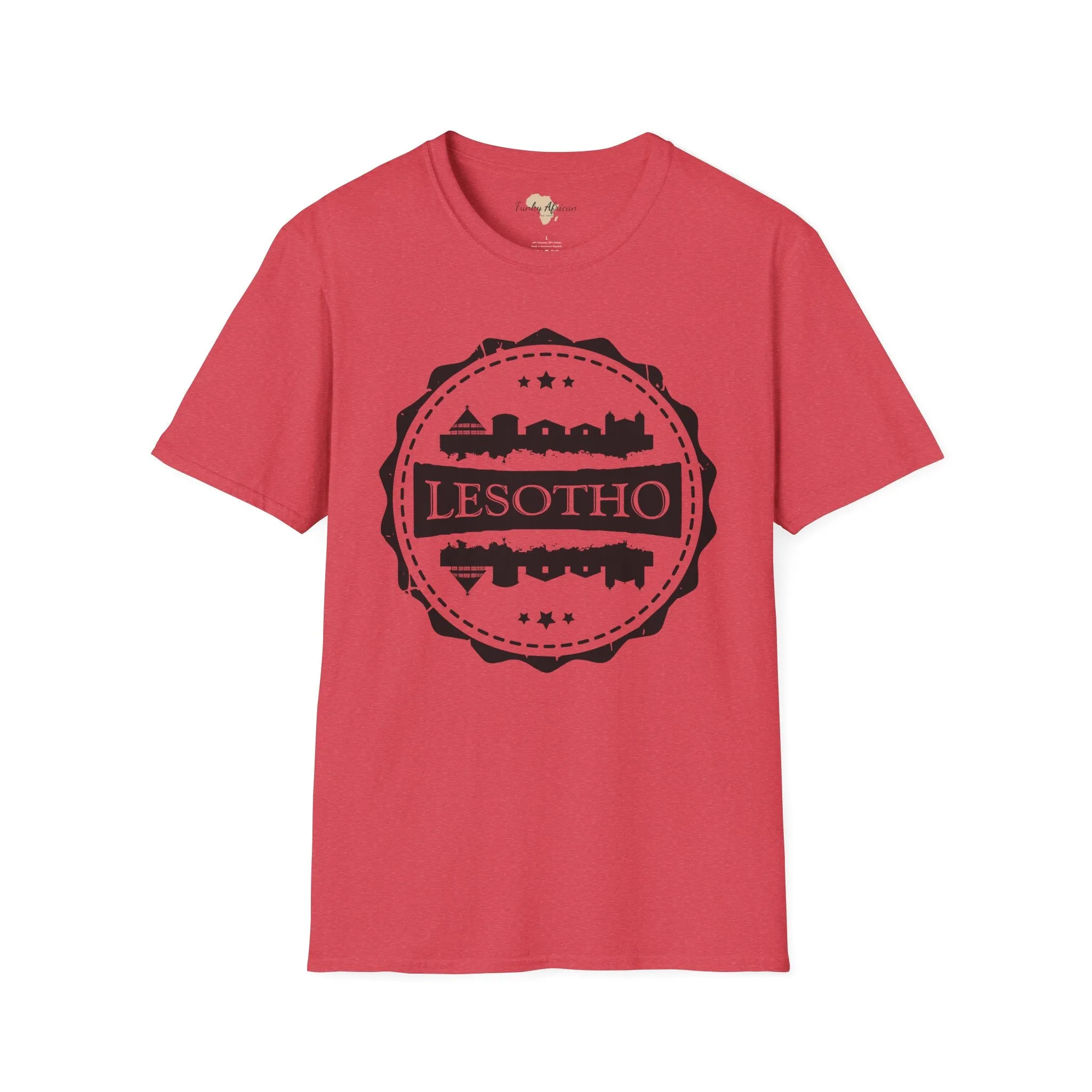 Lesotho Stamp unisex tee
