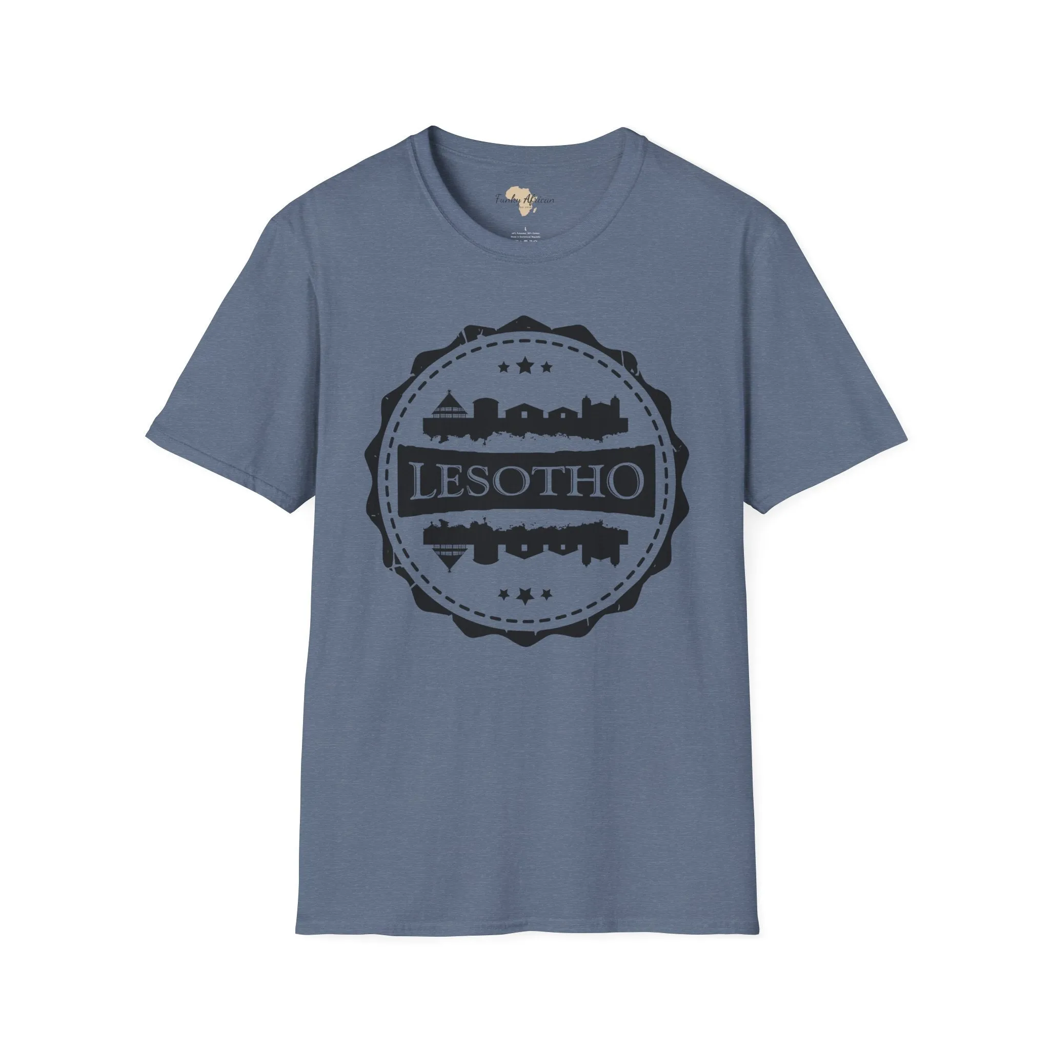 Lesotho Stamp unisex tee