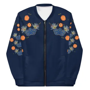 LETS ALL BE FRIENDS NAVY Bomber Jacket
