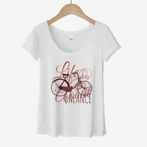 Life is All About Balance - Women’s Flex Scoop Neck Tee