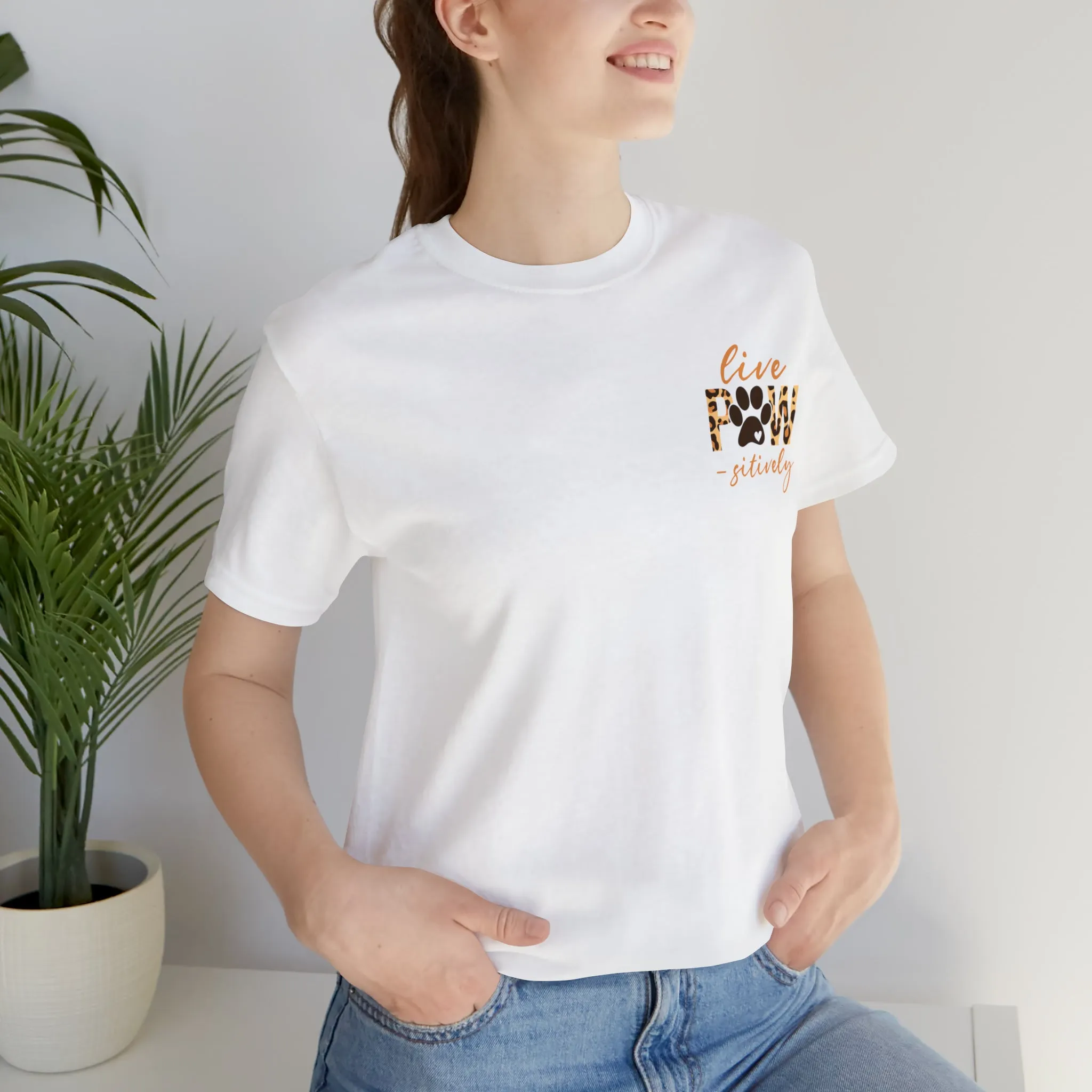 Live Pawsitively Leopard Tee