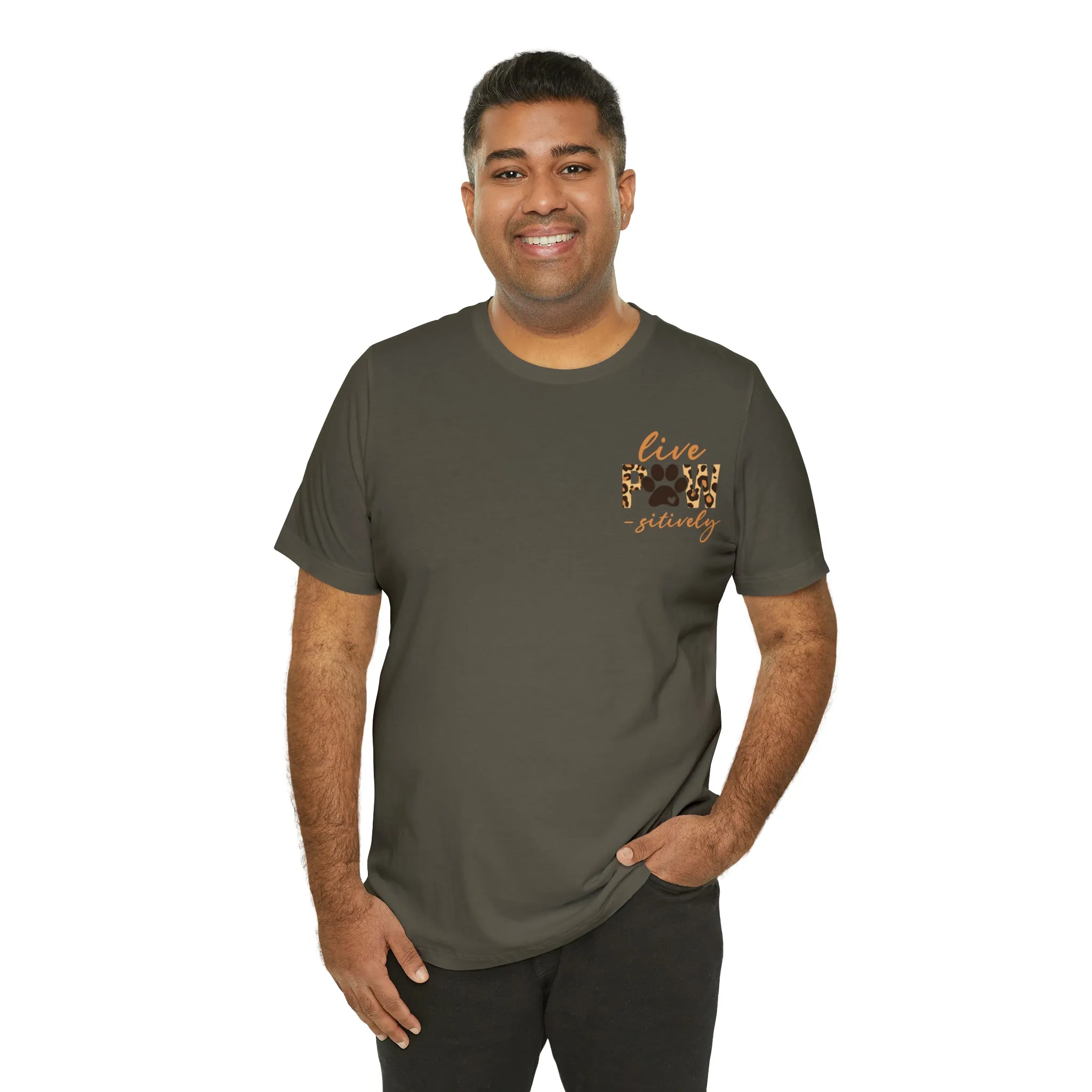 Live Pawsitively Leopard Tee