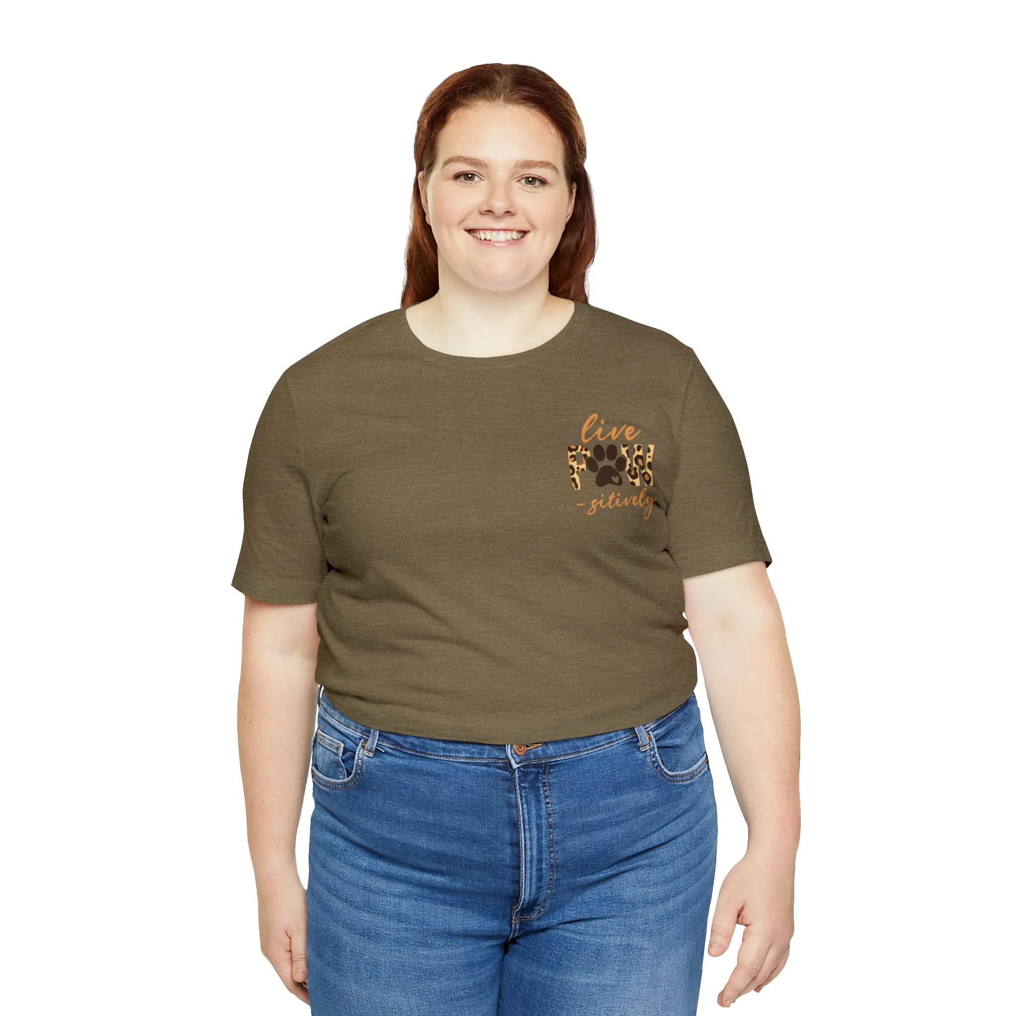 Live Pawsitively Leopard Tee