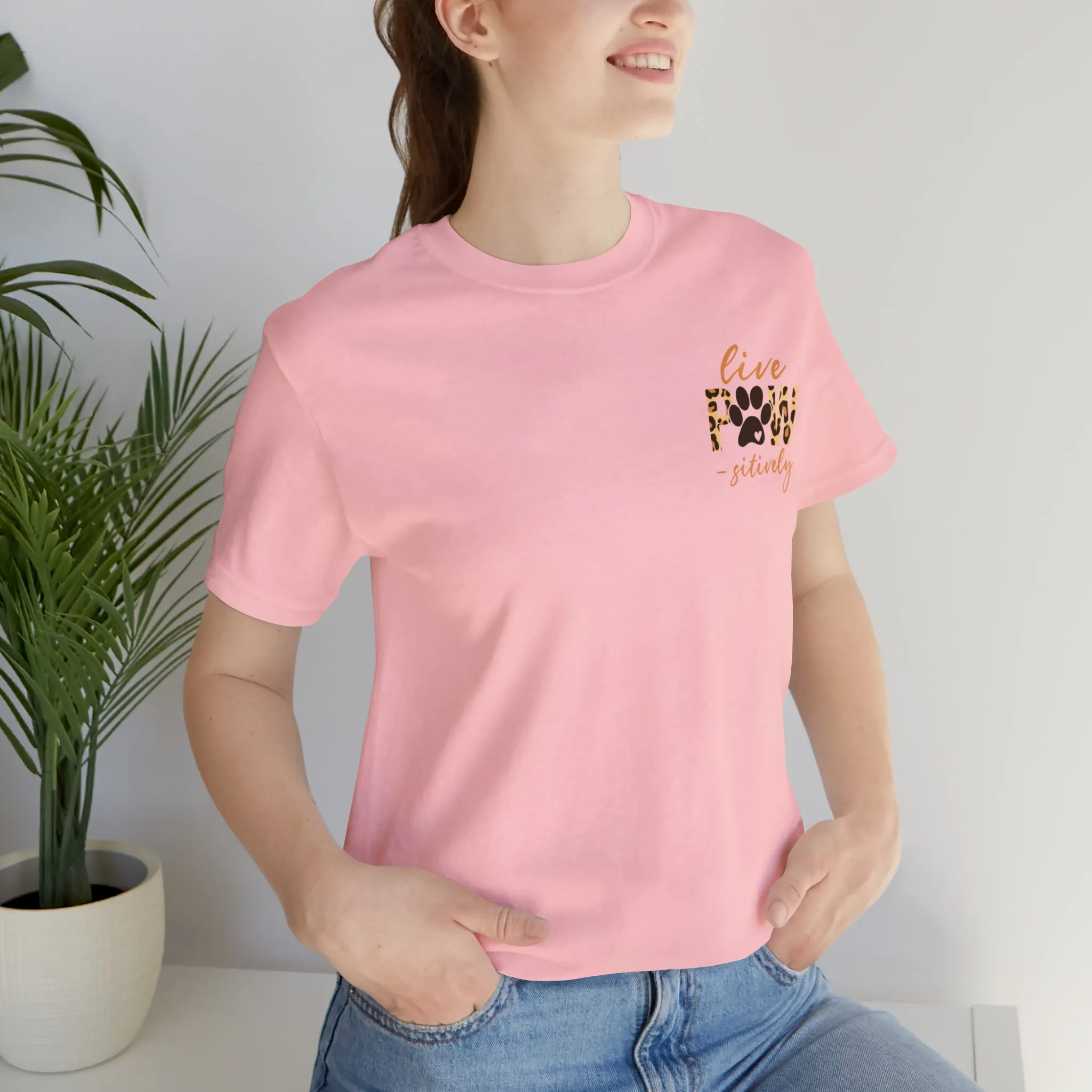Live Pawsitively Leopard Tee