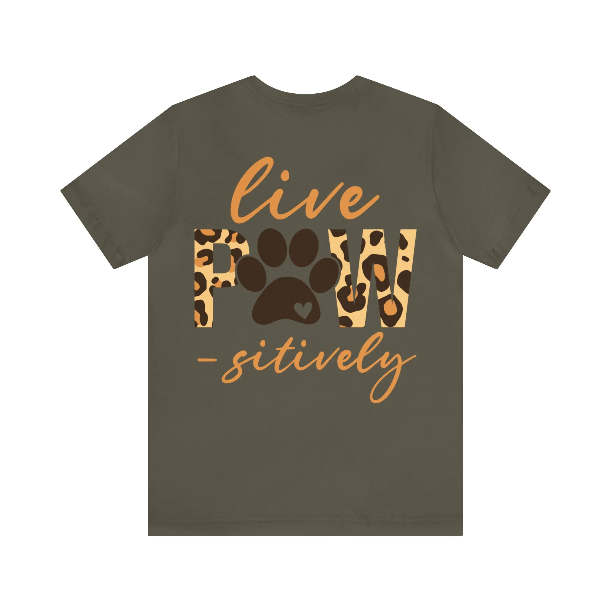 Live Pawsitively Leopard Tee