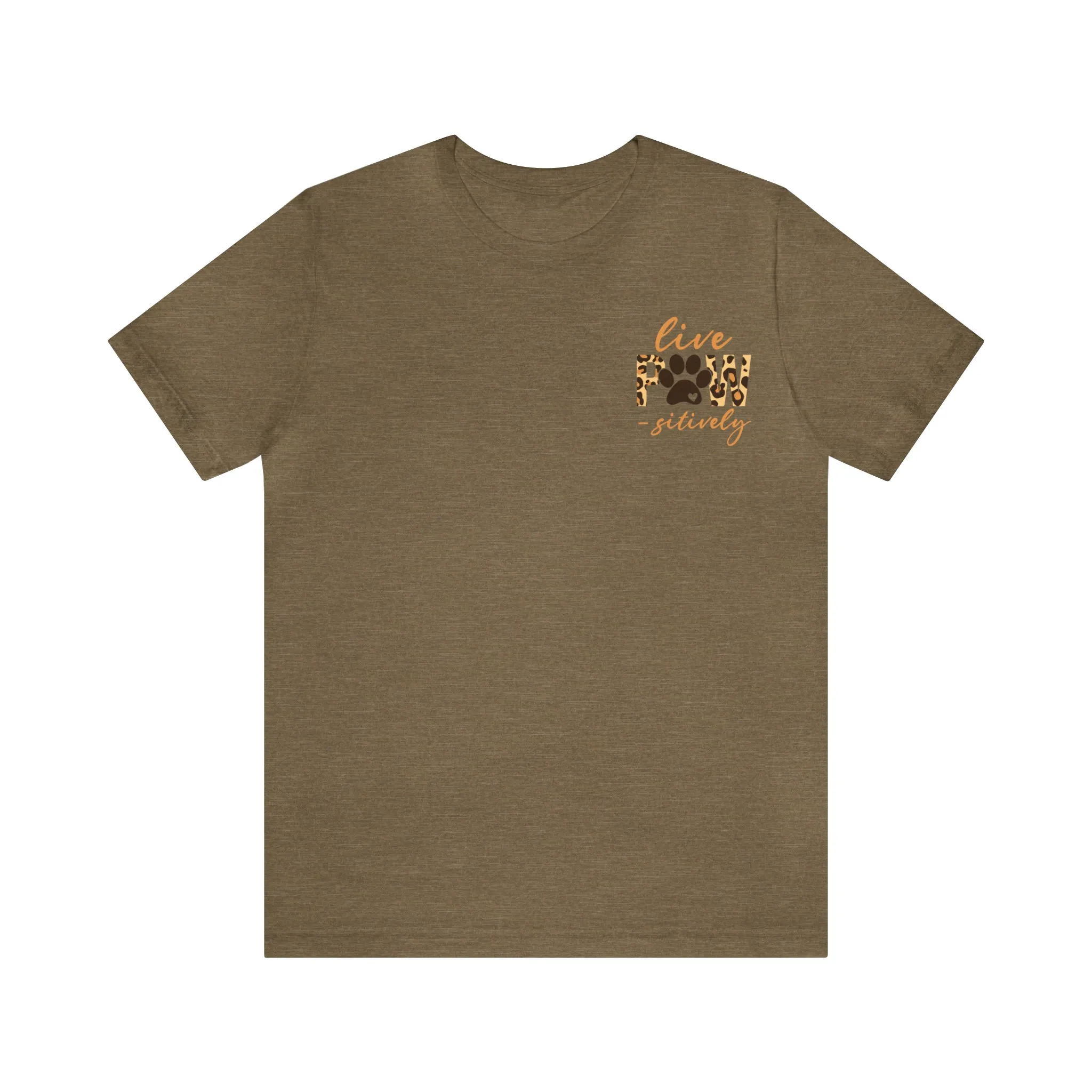 Live Pawsitively Leopard Tee