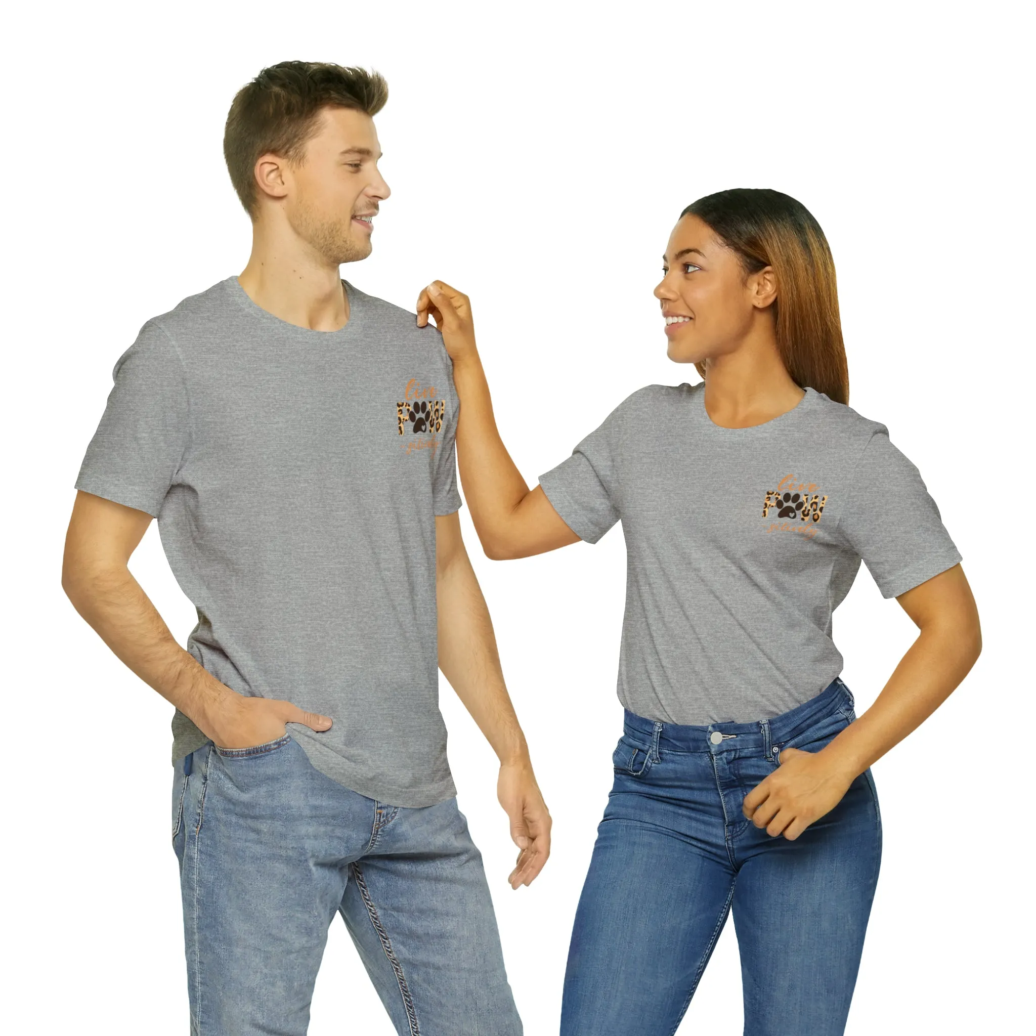 Live Pawsitively Leopard Tee
