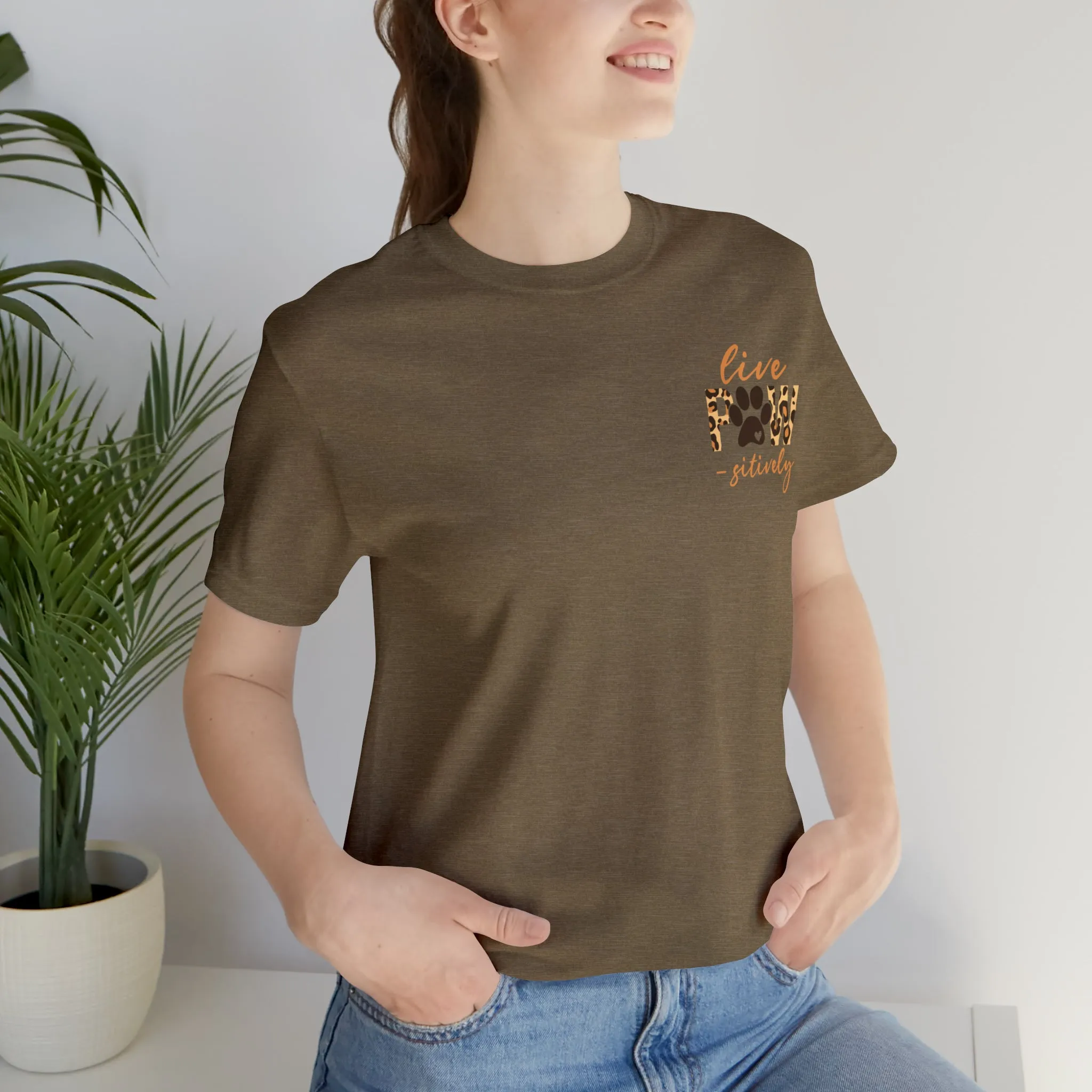 Live Pawsitively Leopard Tee