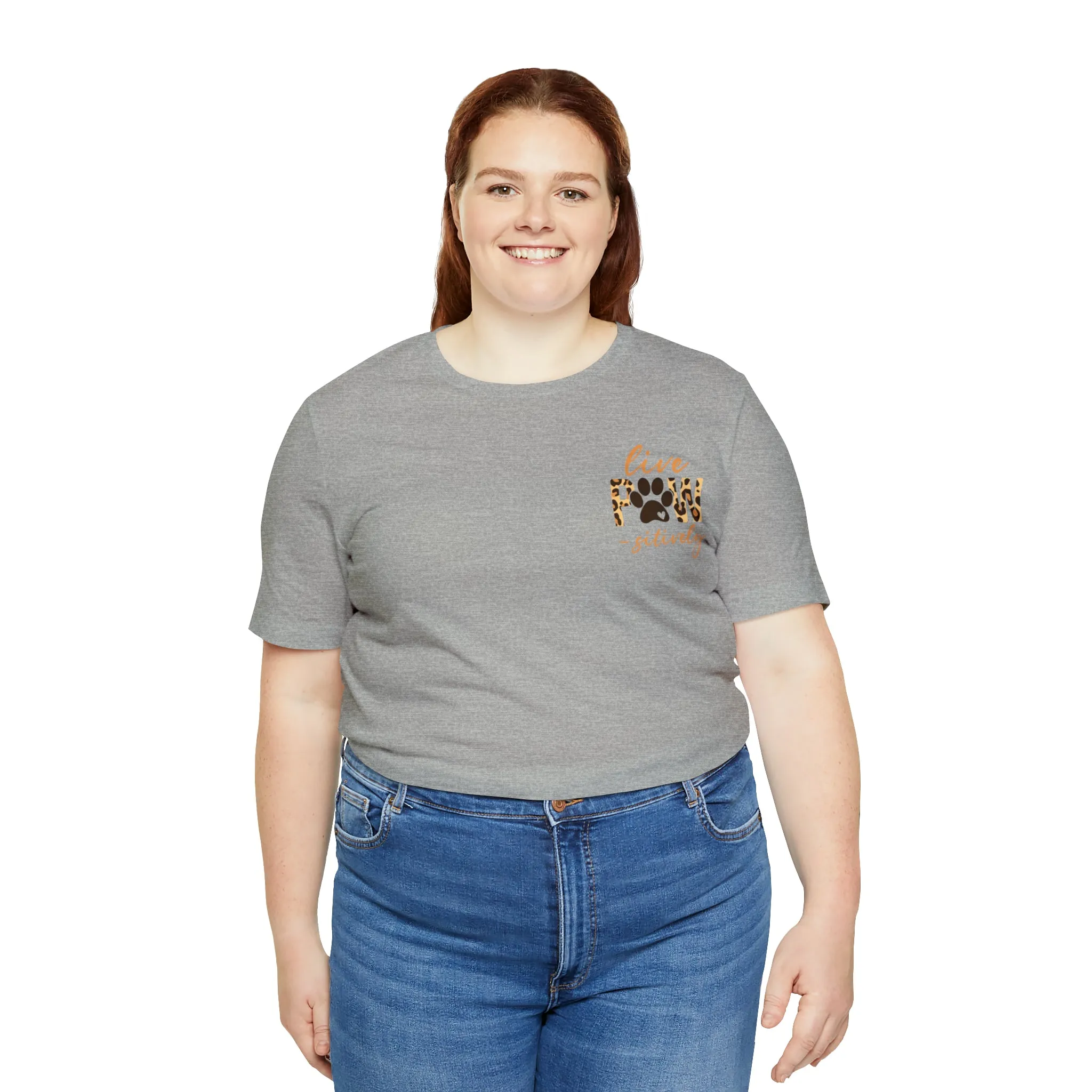 Live Pawsitively Leopard Tee