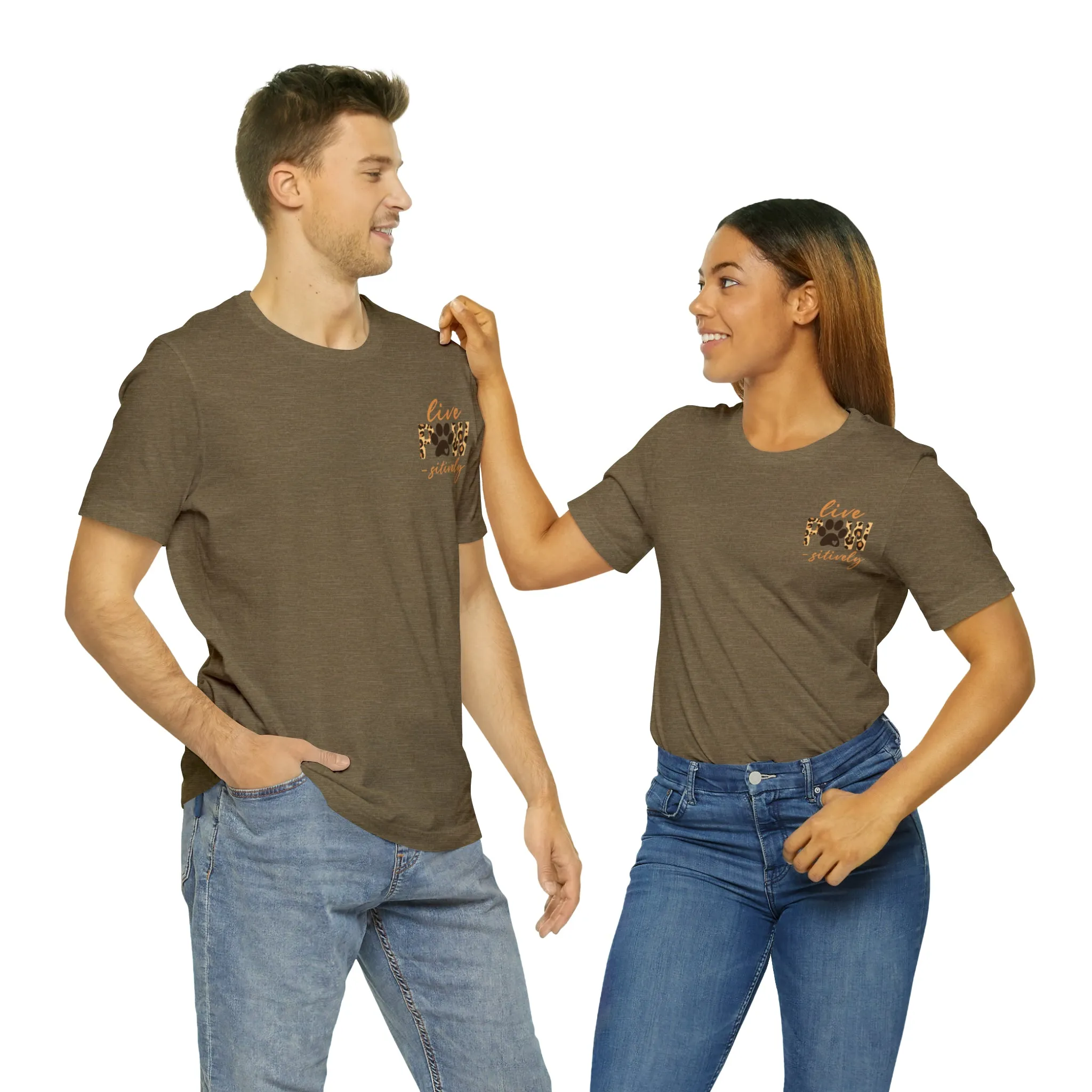 Live Pawsitively Leopard Tee