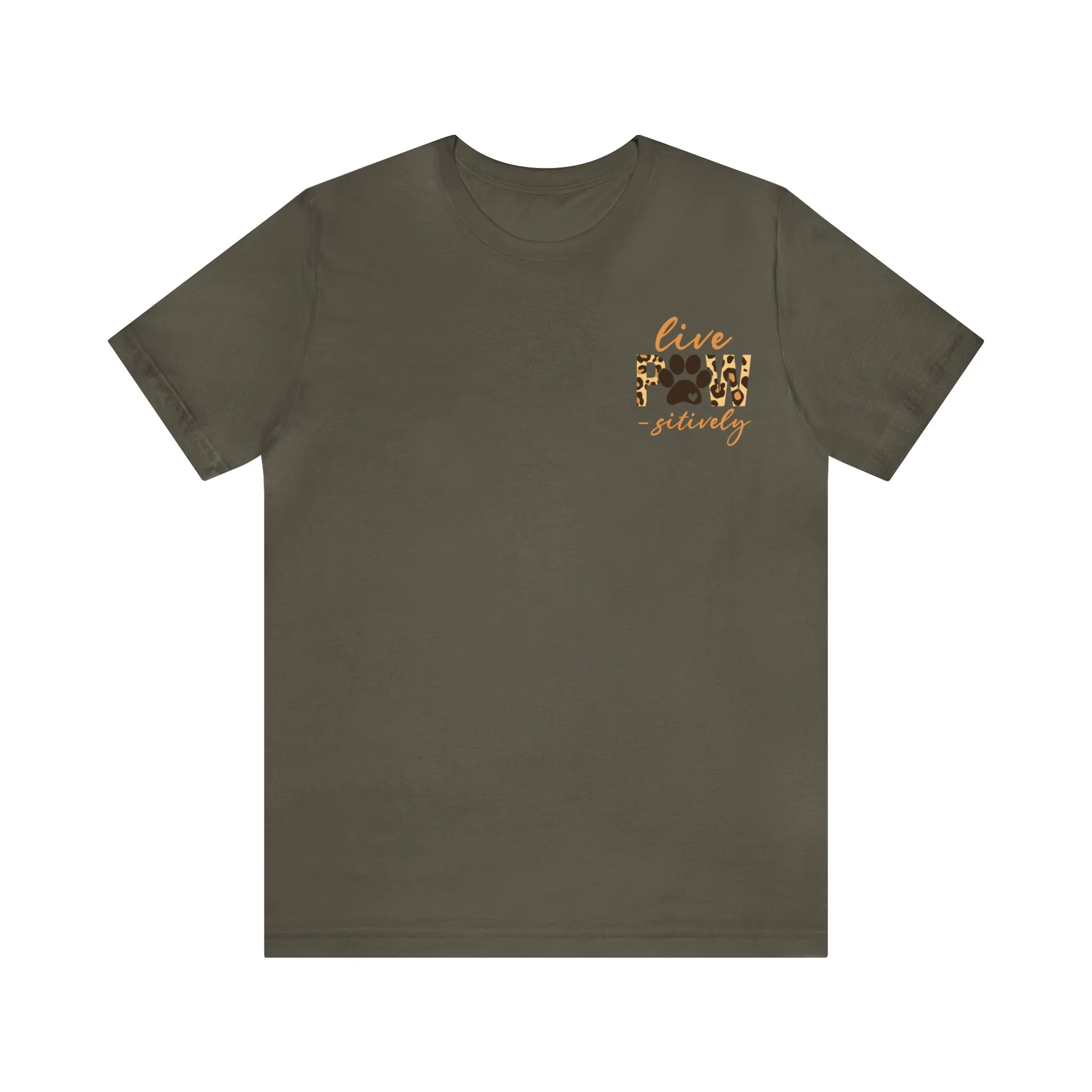 Live Pawsitively Leopard Tee