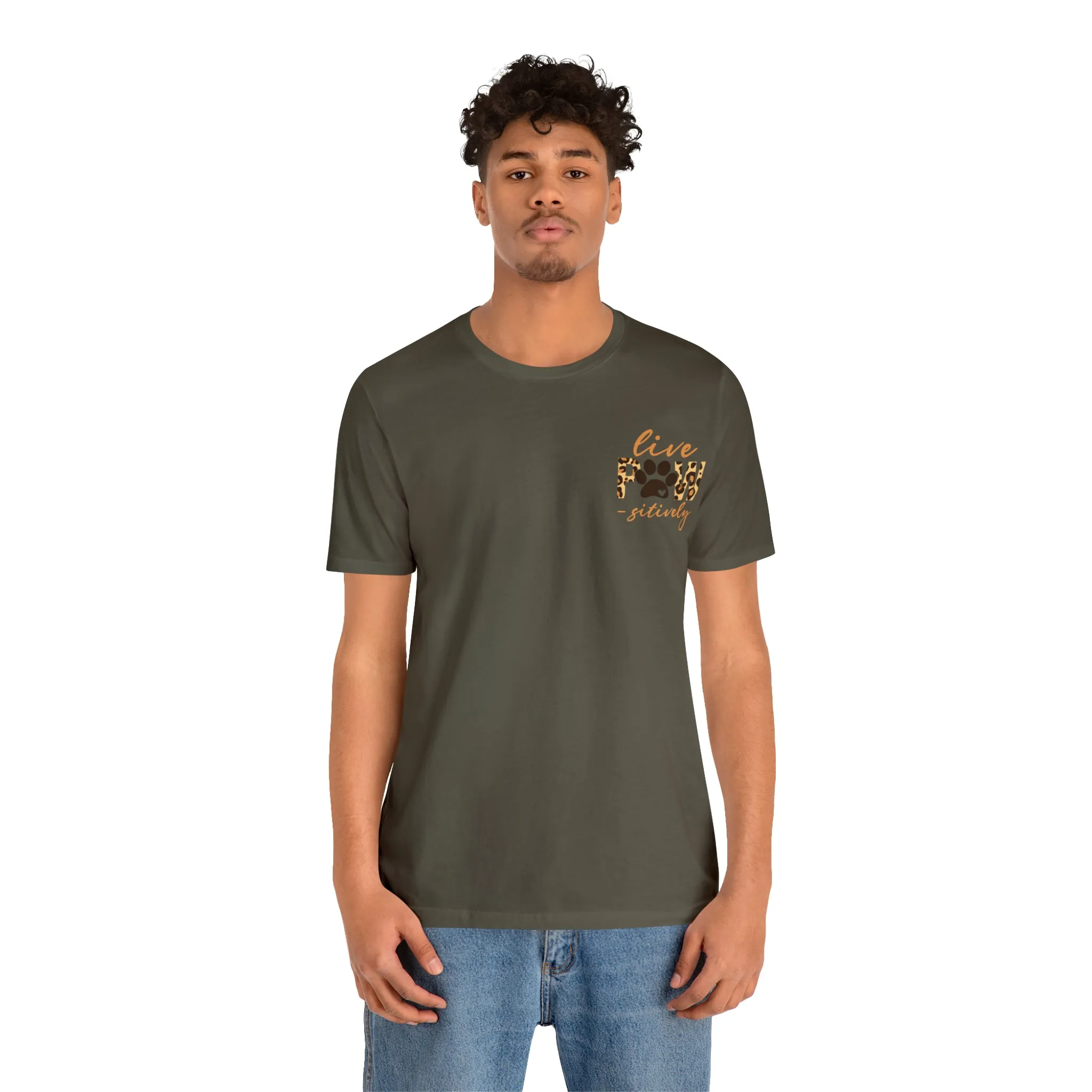 Live Pawsitively Leopard Tee