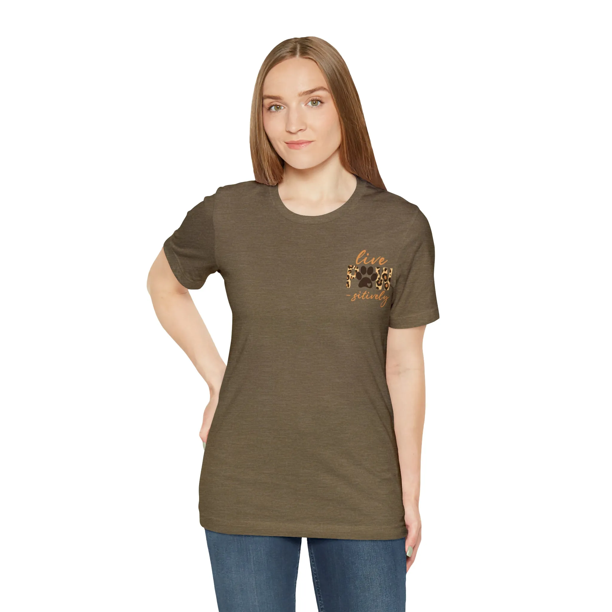 Live Pawsitively Leopard Tee