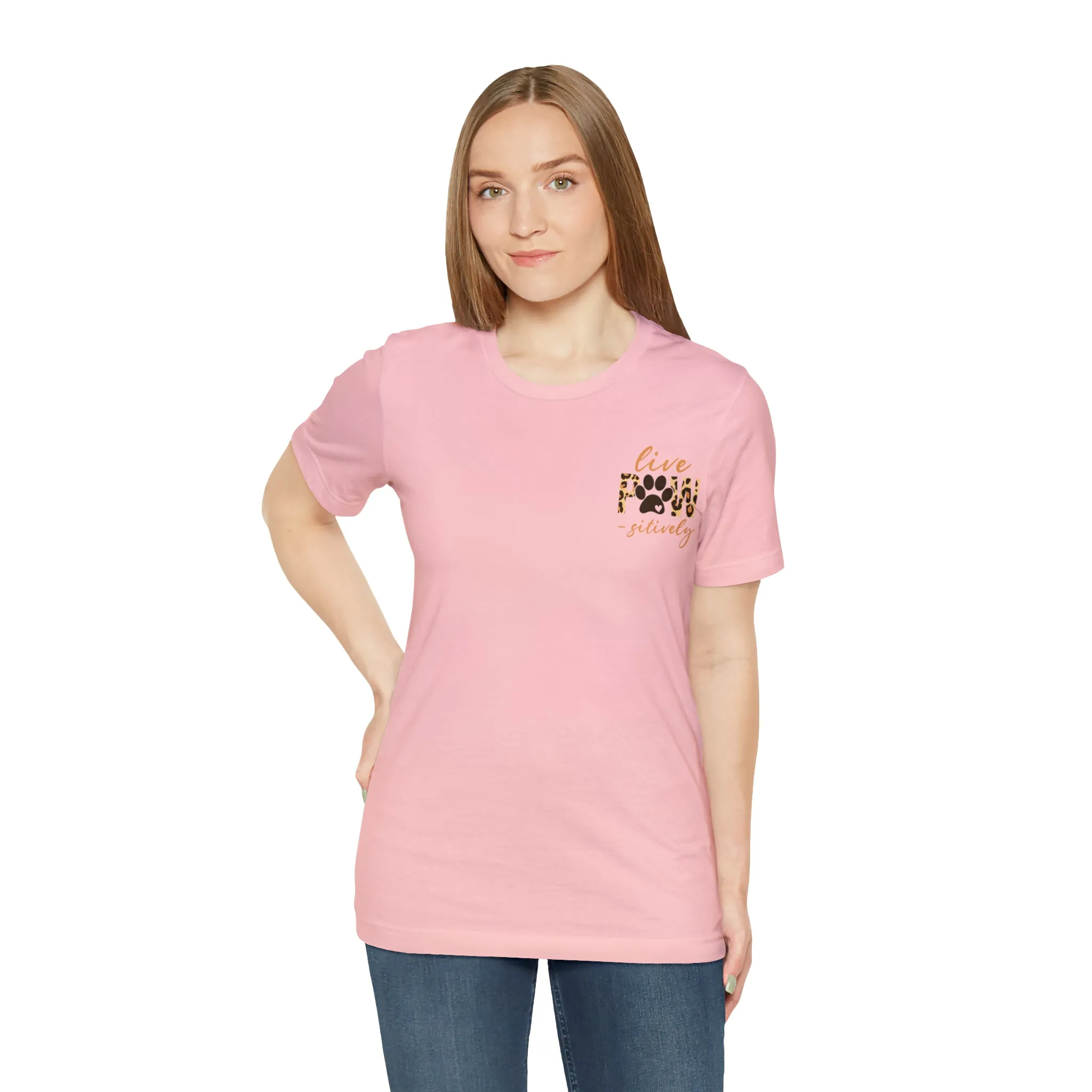Live Pawsitively Leopard Tee