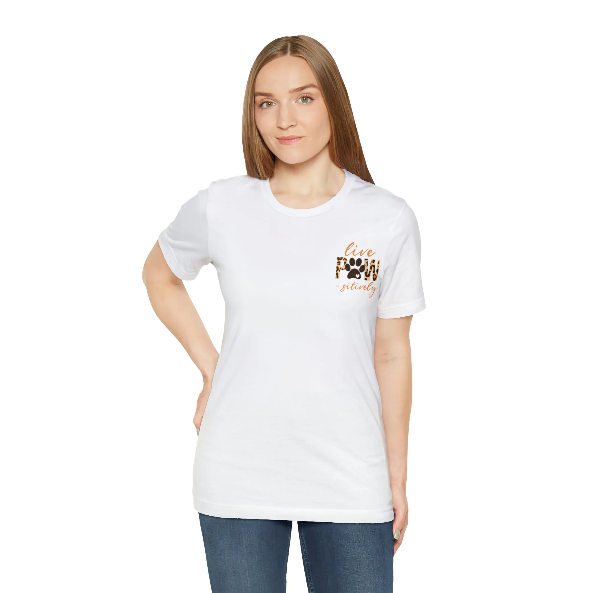 Live Pawsitively Leopard Tee