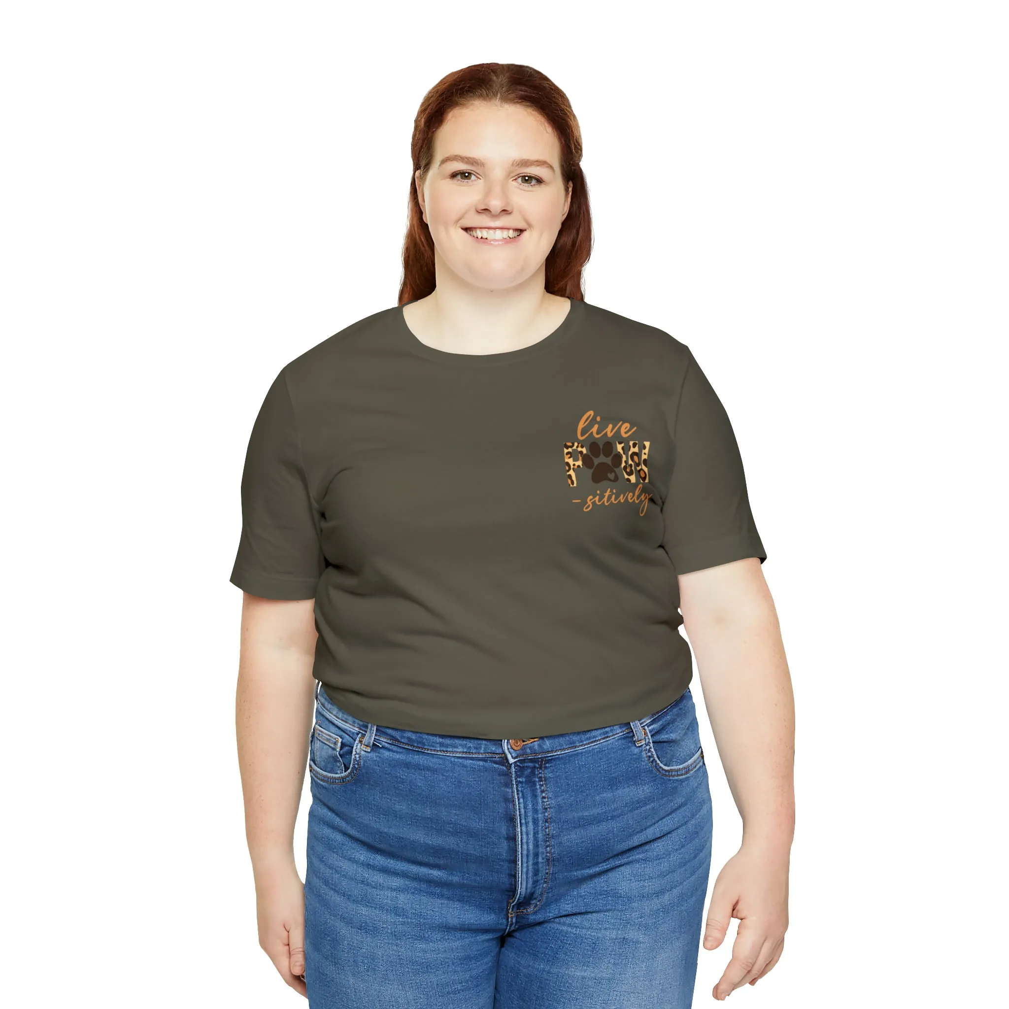 Live Pawsitively Leopard Tee