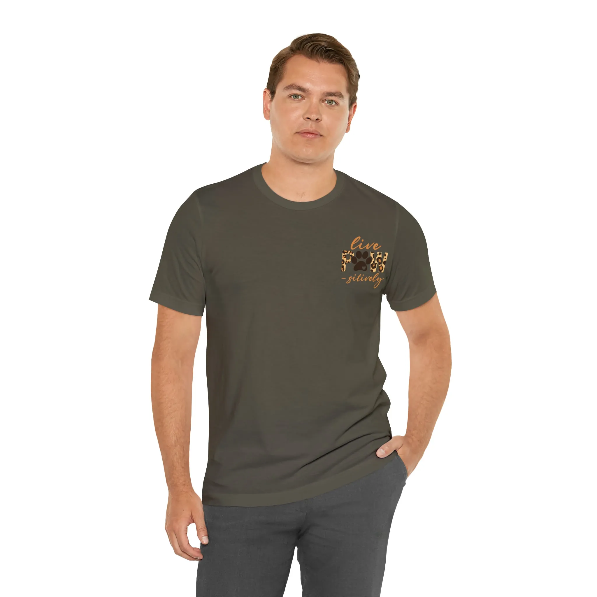 Live Pawsitively Leopard Tee