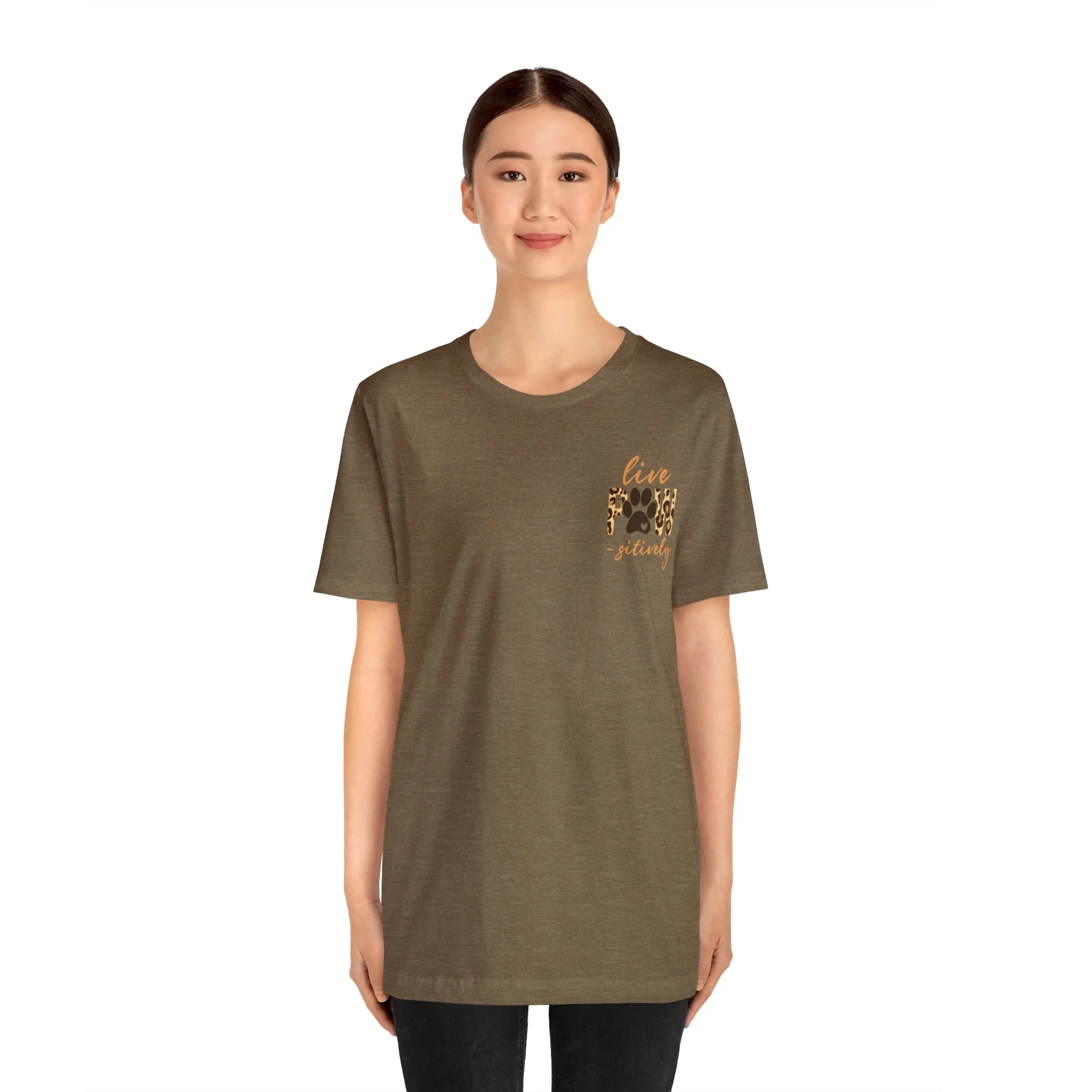 Live Pawsitively Leopard Tee