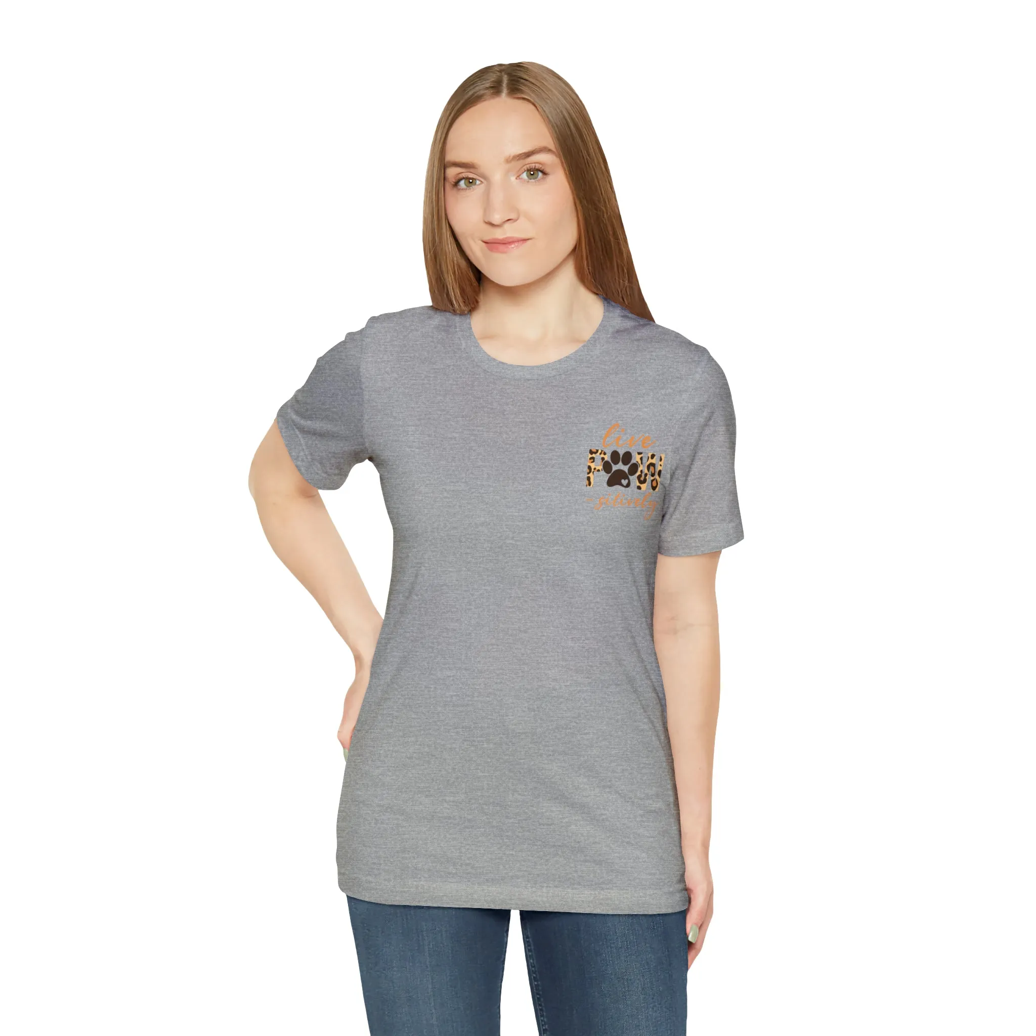 Live Pawsitively Leopard Tee