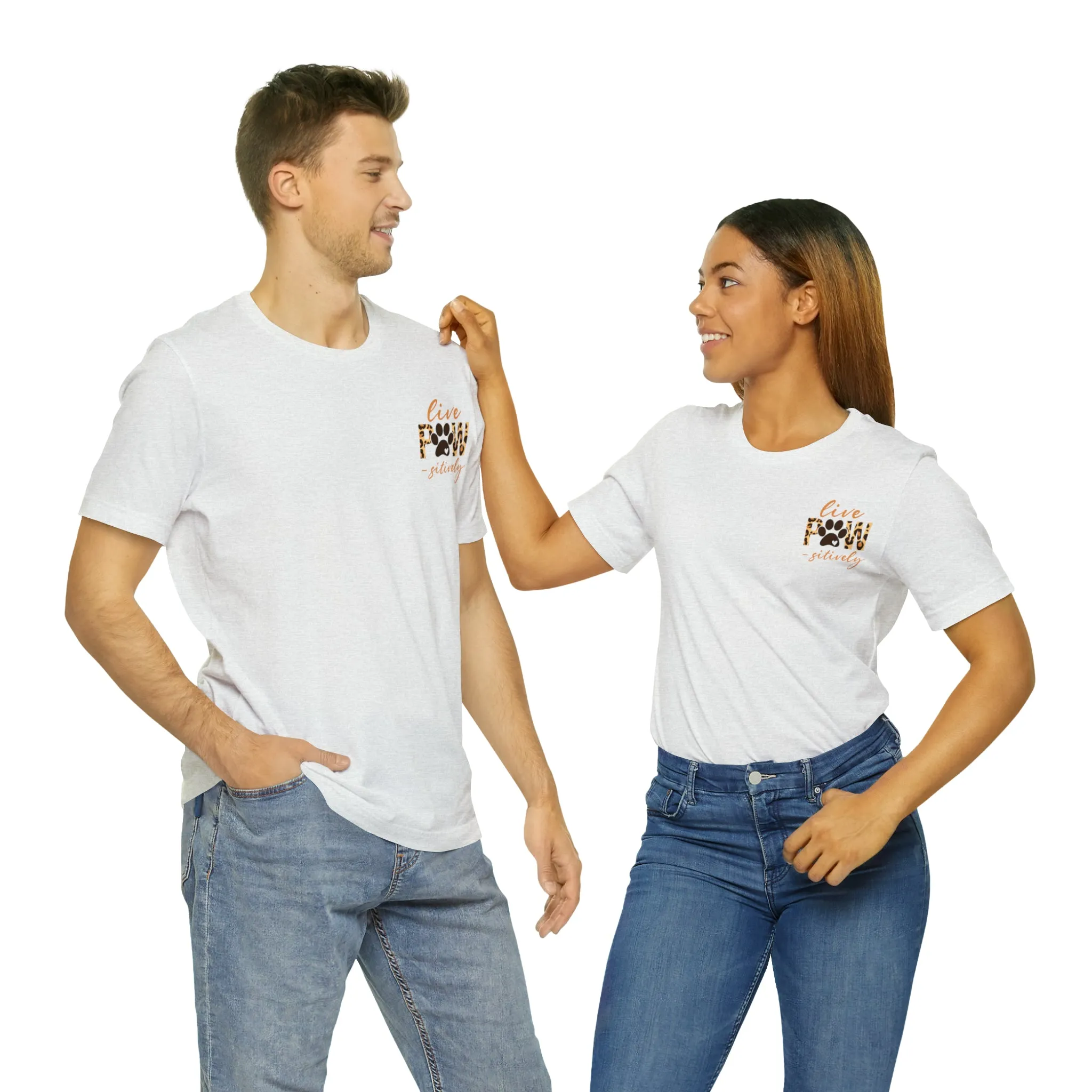 Live Pawsitively Leopard Tee