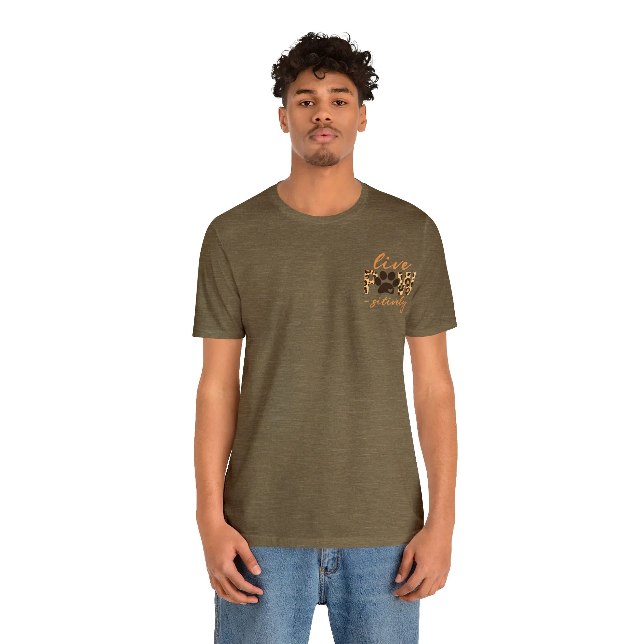Live Pawsitively Leopard Tee