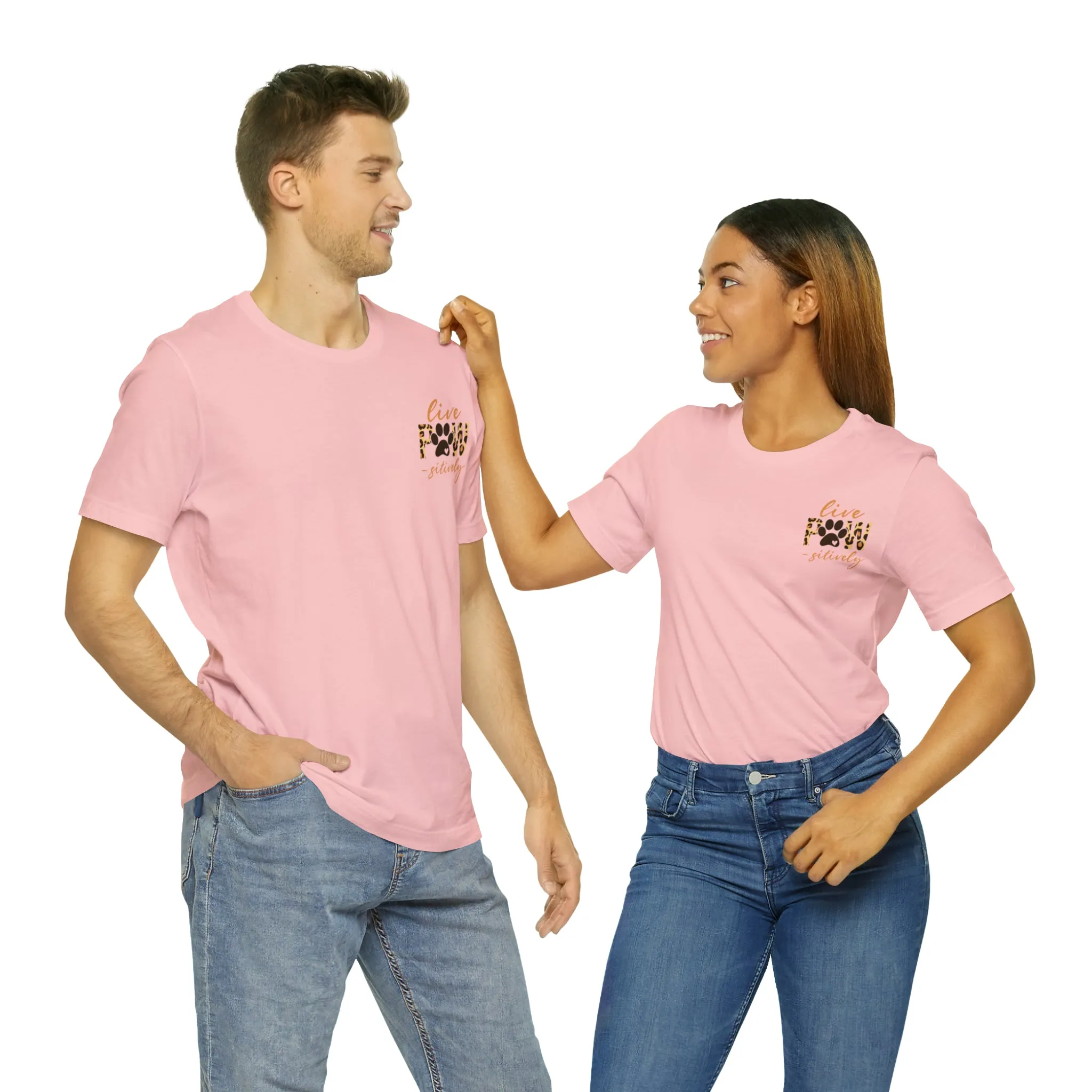 Live Pawsitively Leopard Tee