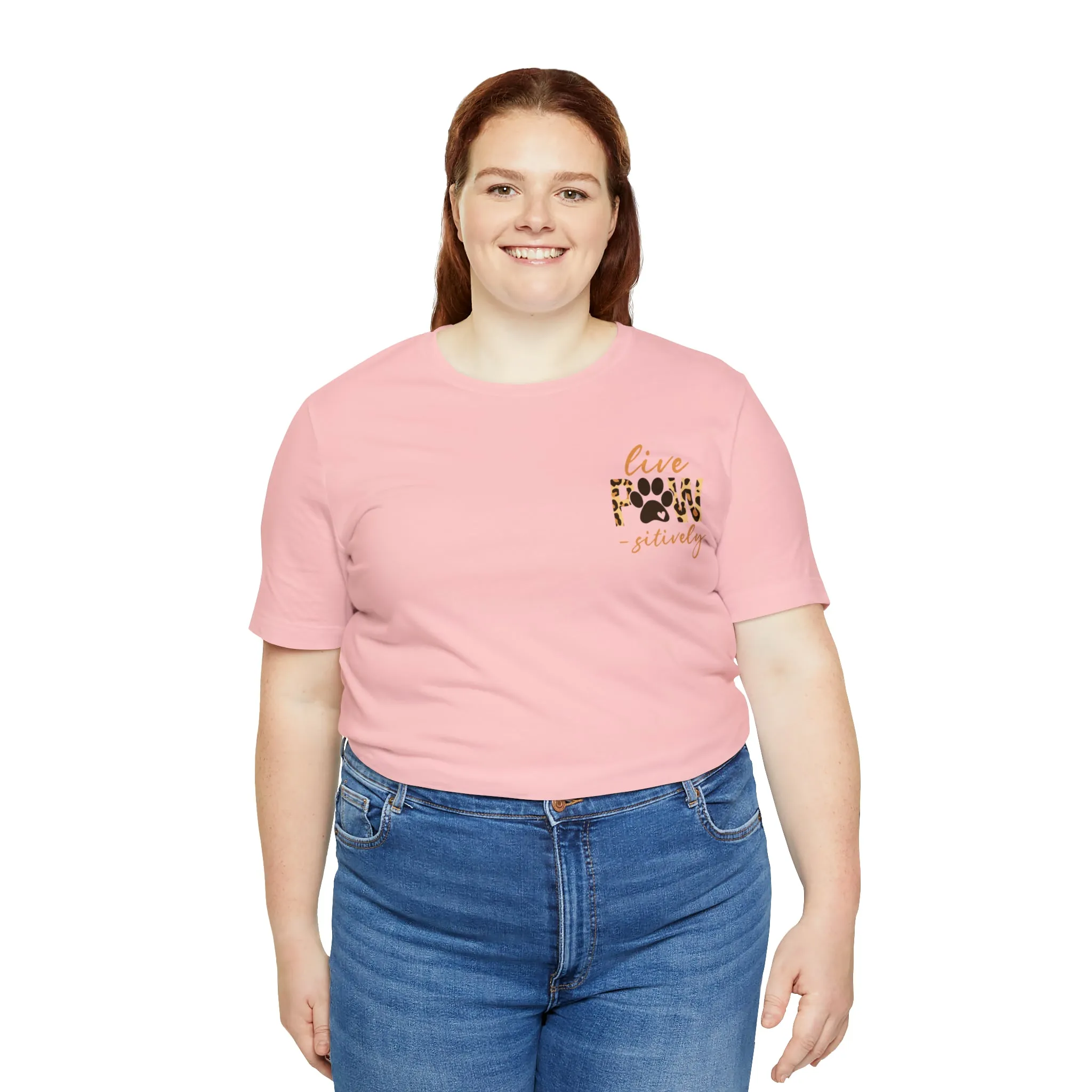 Live Pawsitively Leopard Tee