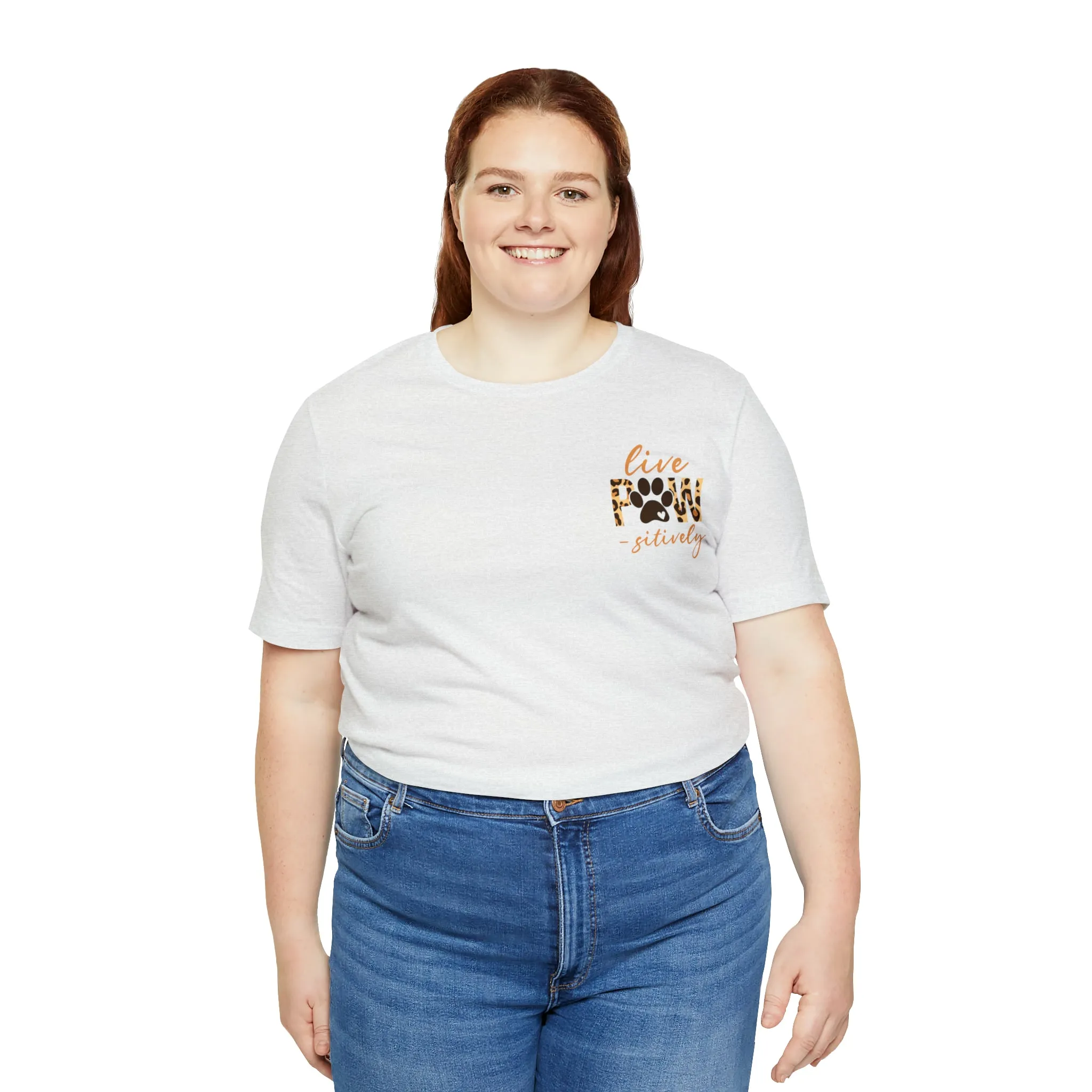 Live Pawsitively Leopard Tee
