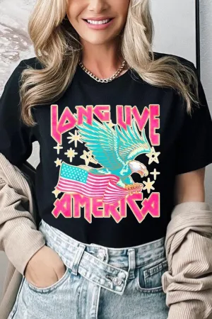 Long Live America Eagle Graphic T Shirts