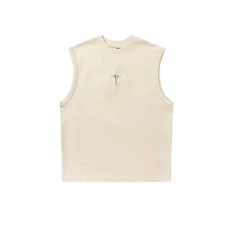 Loose-fit Suede Tank Top