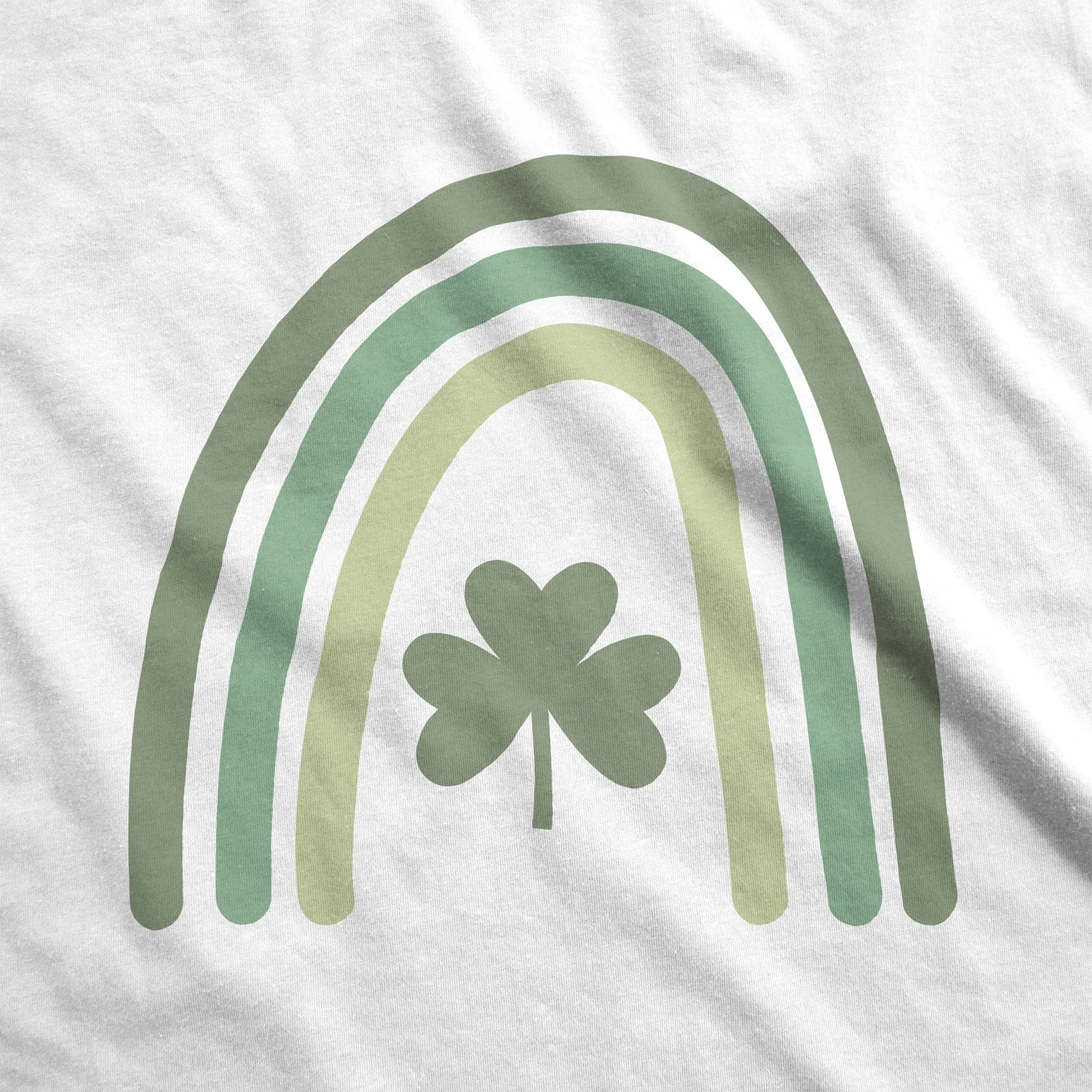Lucky Shamrock Rainbow - Women’s Flex Scoop Neck Tee